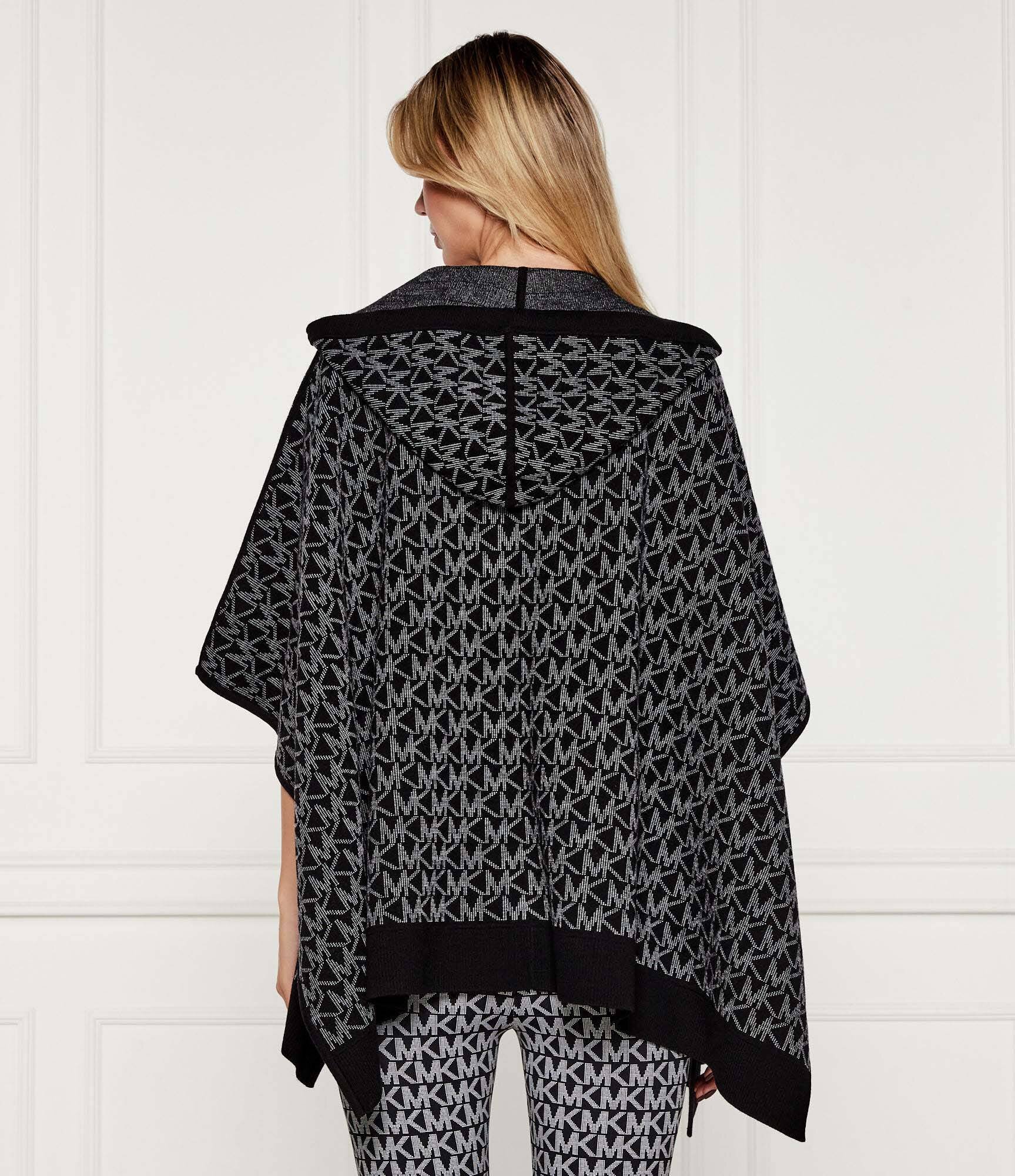 Michael Kors De lână poncho | Oversize fit