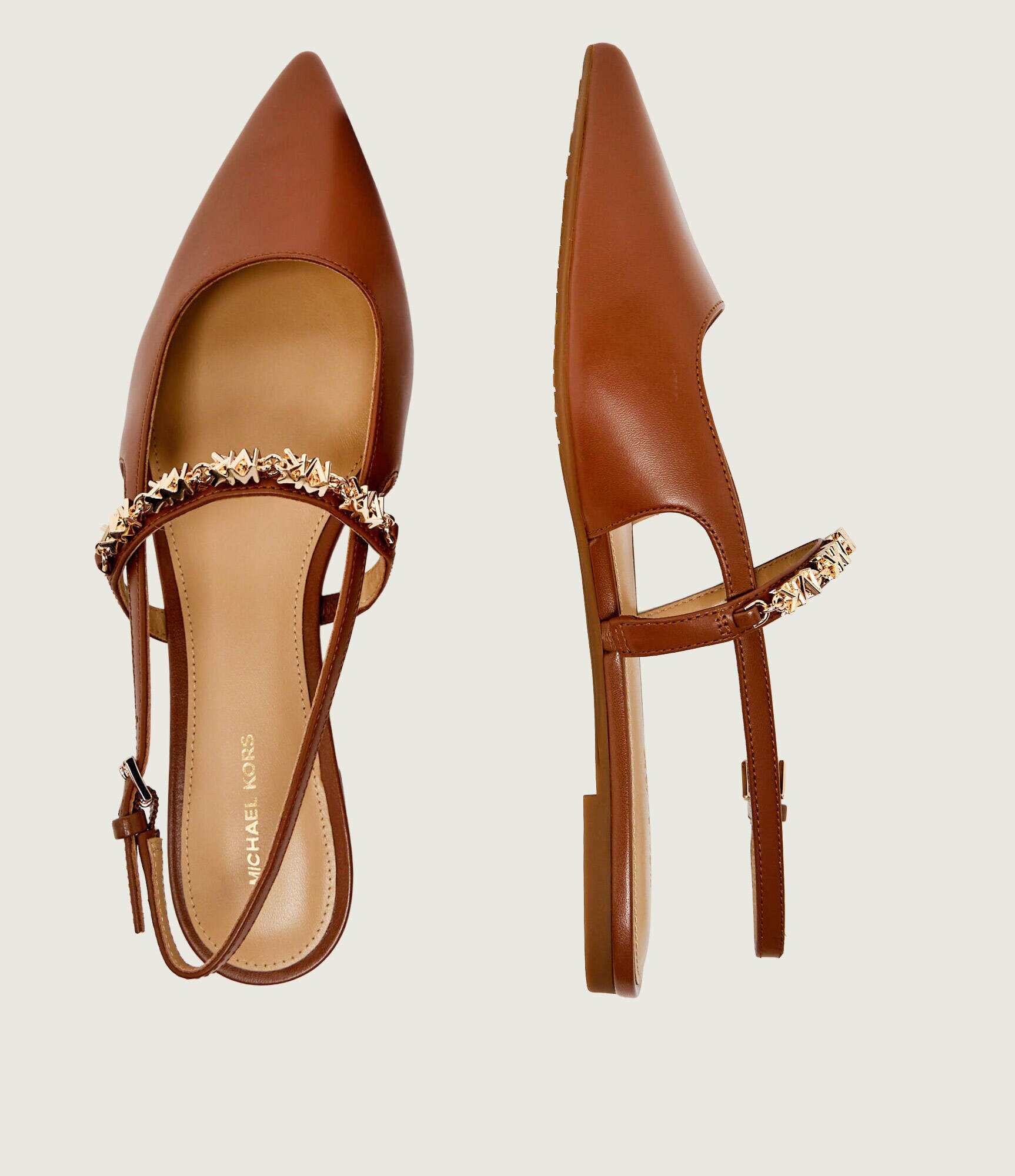 Michael Kors De piele balerini Dina