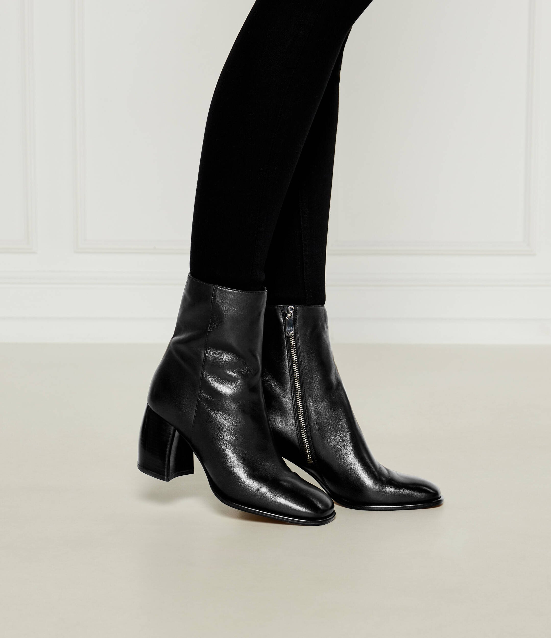 Michael Kors De piele botine cu toc