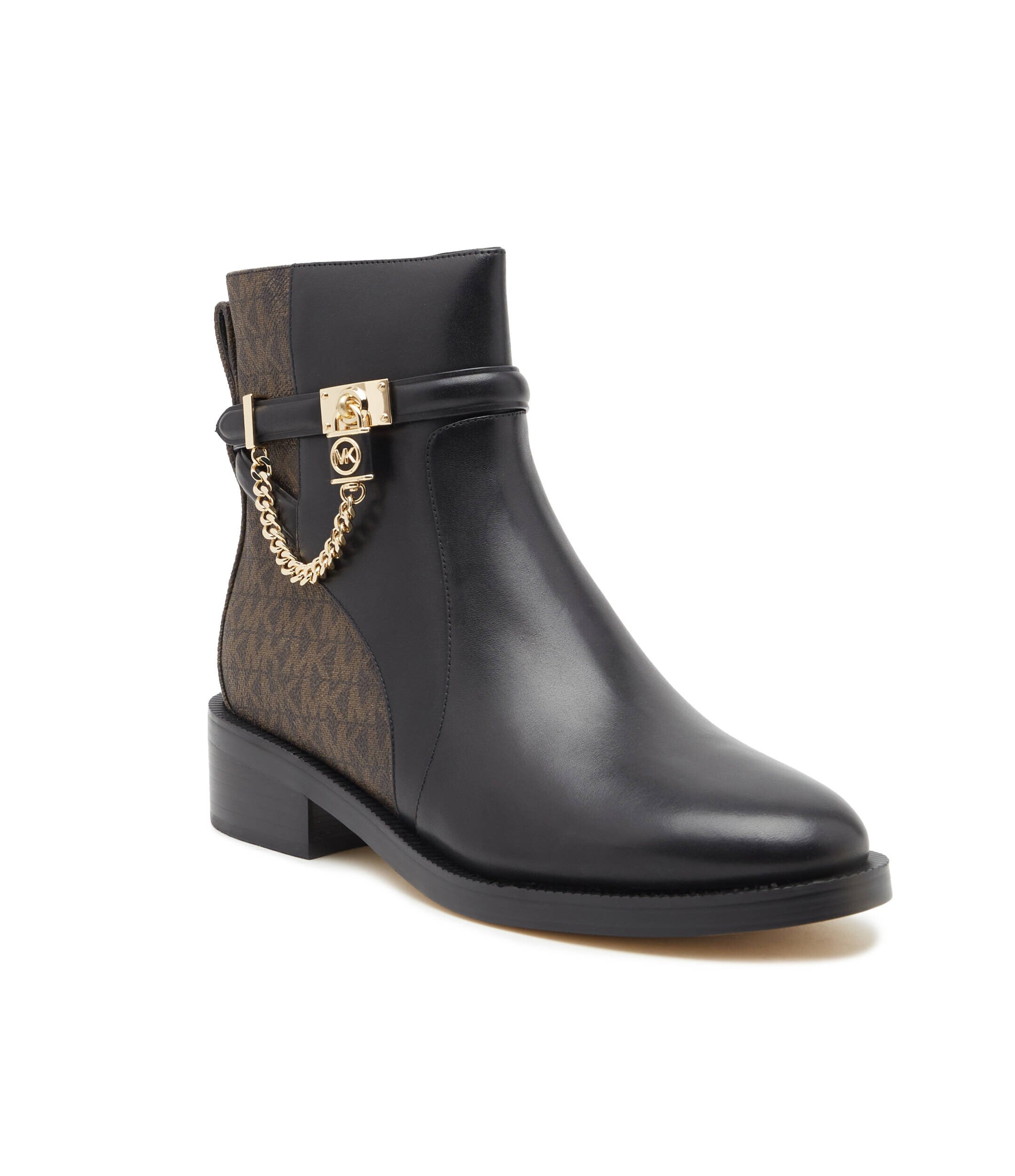 Michael Kors De piele botine Hamilton Flat