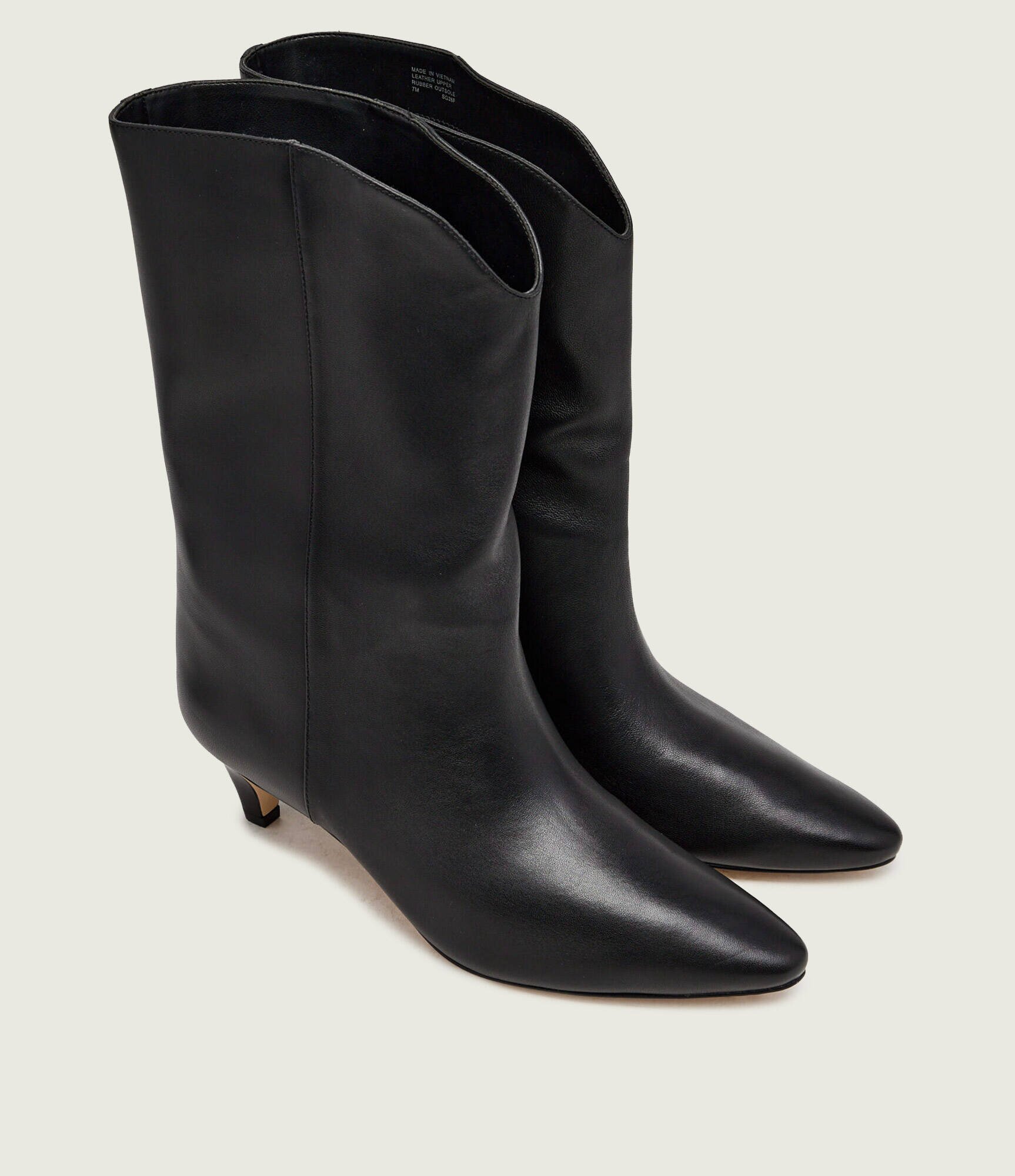 Michael Kors De piele cizme cowboy Daniela