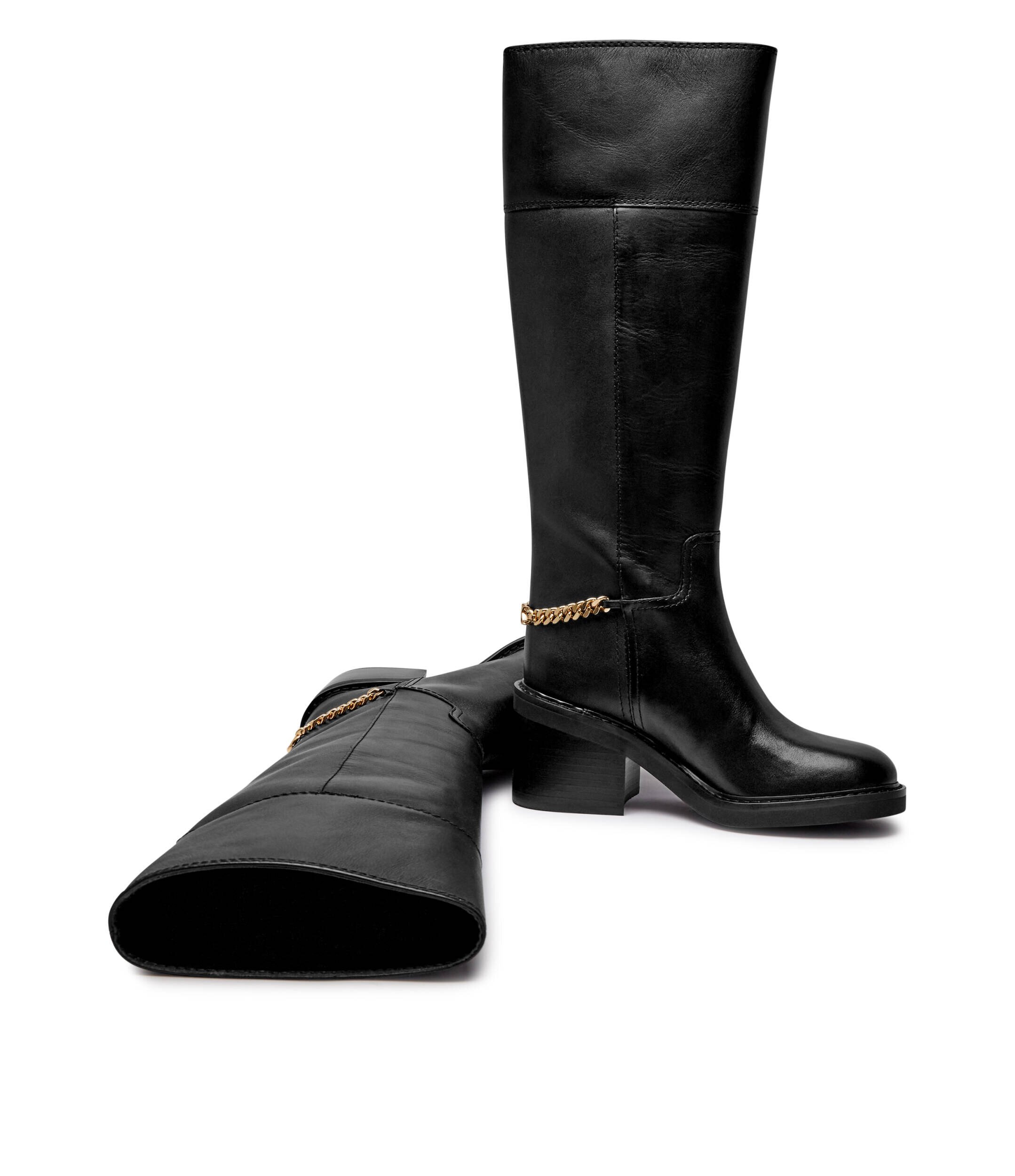 Michael Kors De piele cizme cu toc Carlisle
