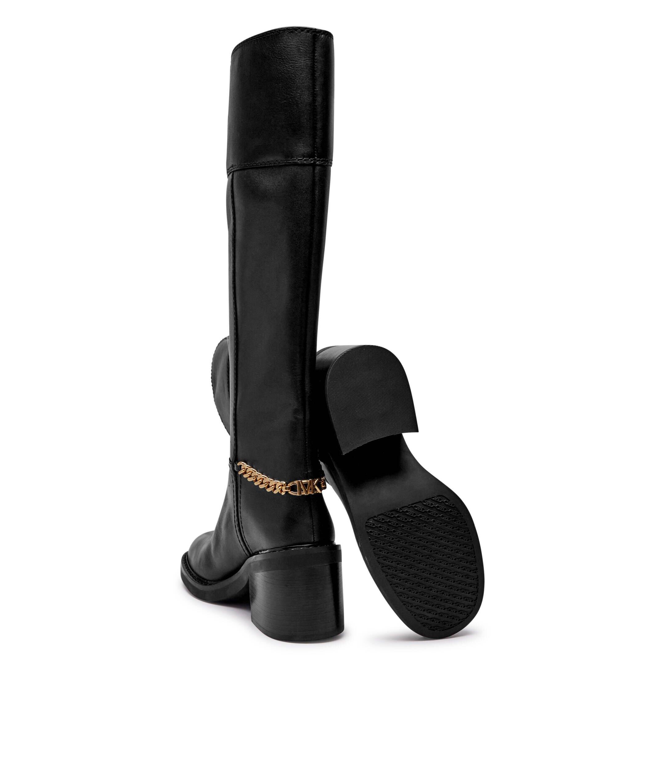 Michael Kors De piele cizme cu toc Carlisle