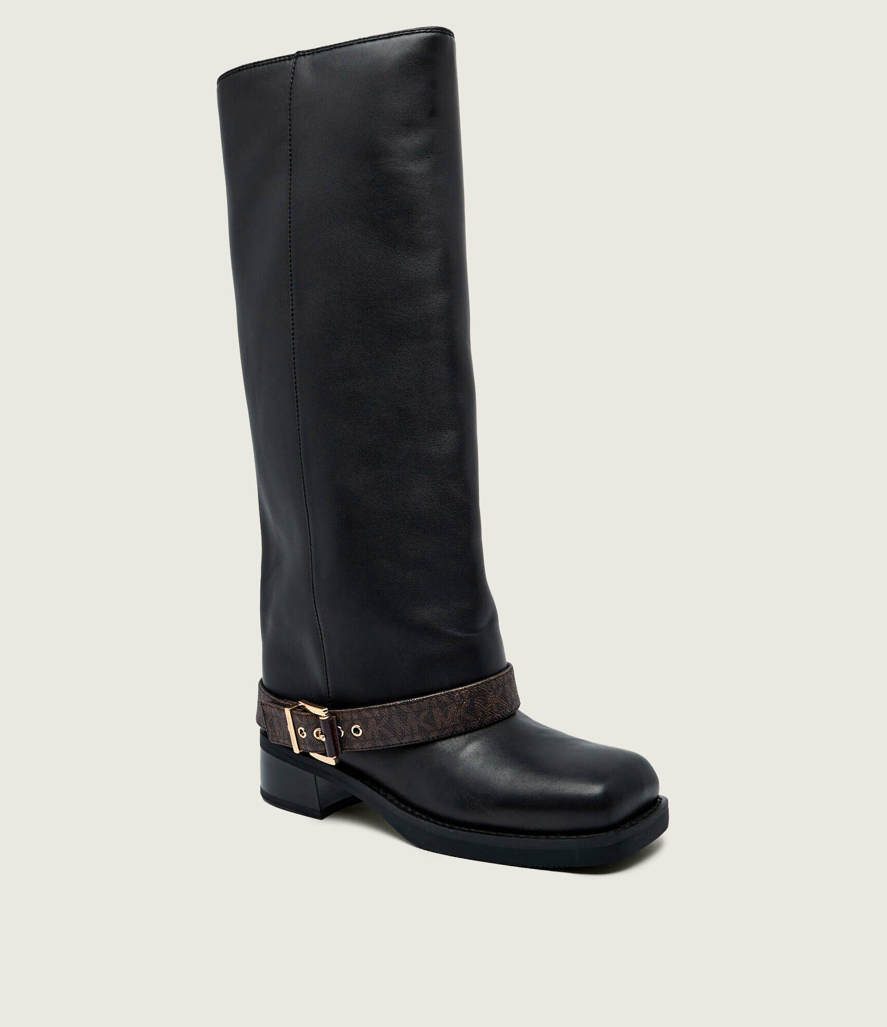 Michael Kors De piele cizme de echitație Colby