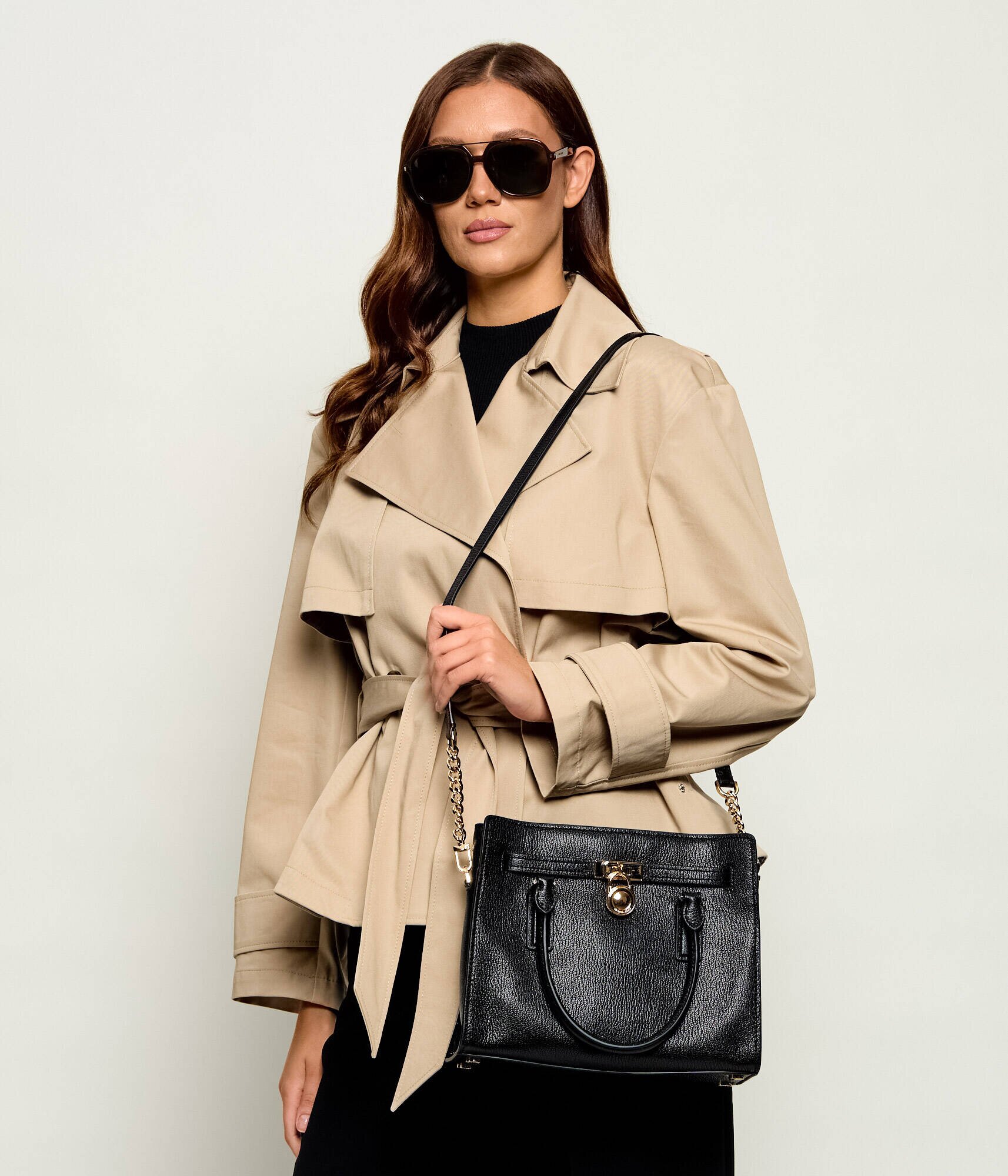 Michael Kors De piele cufăr Hamilton Moderne