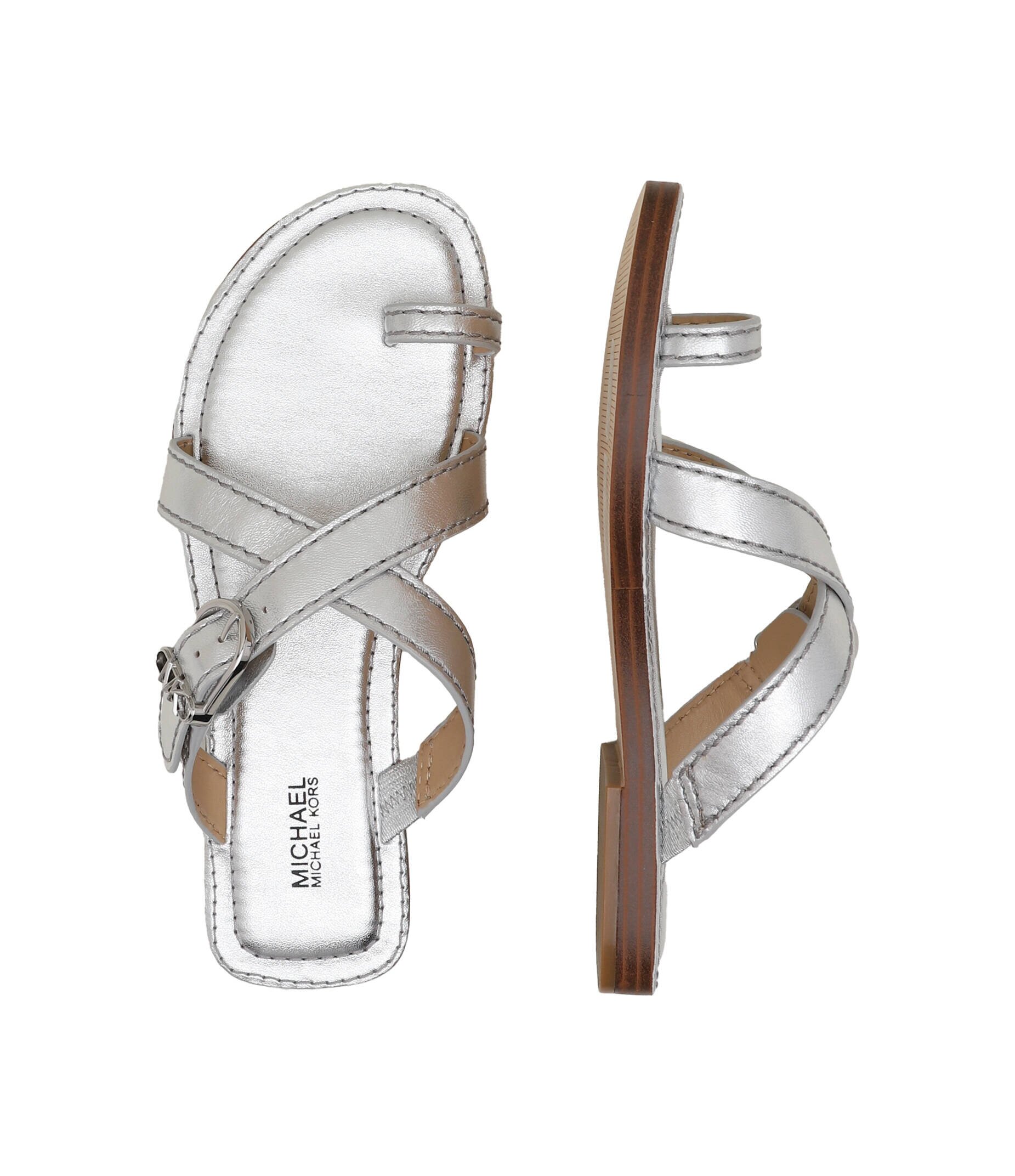 Michael Kors De piele flip flops Ashton