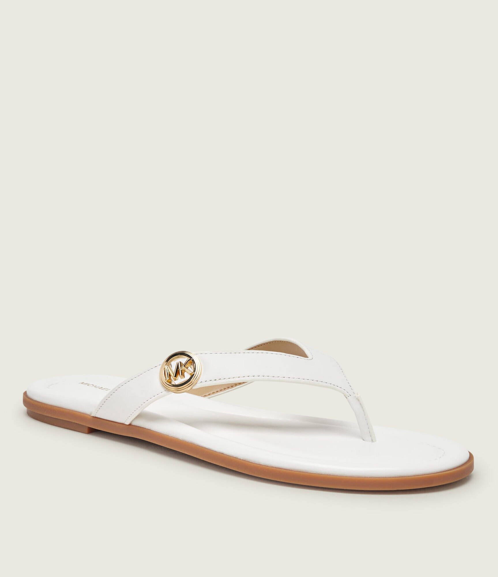 Michael Kors De piele flip flops ERIN THONG