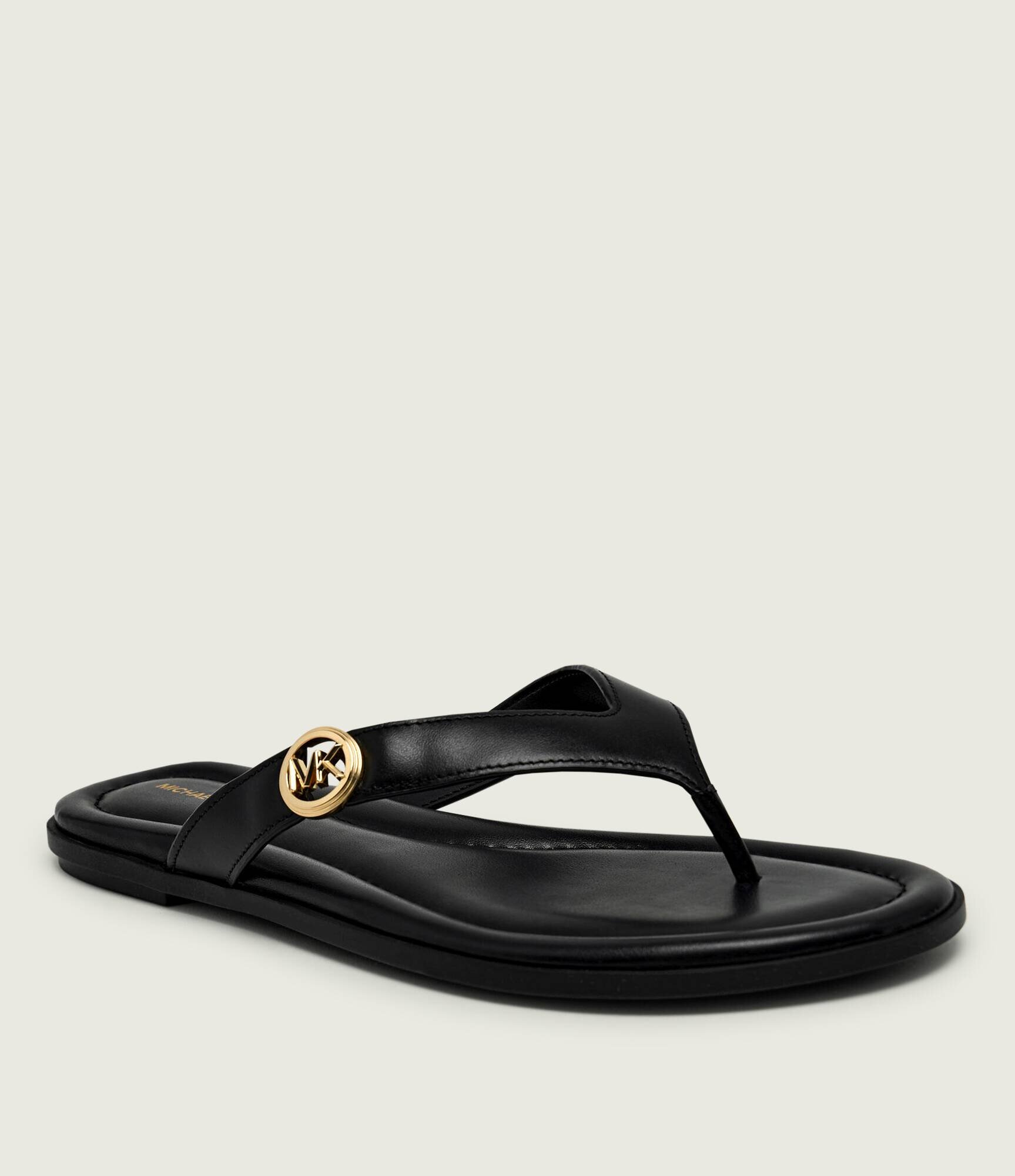 Michael Kors De piele flip flops ERIN THONG