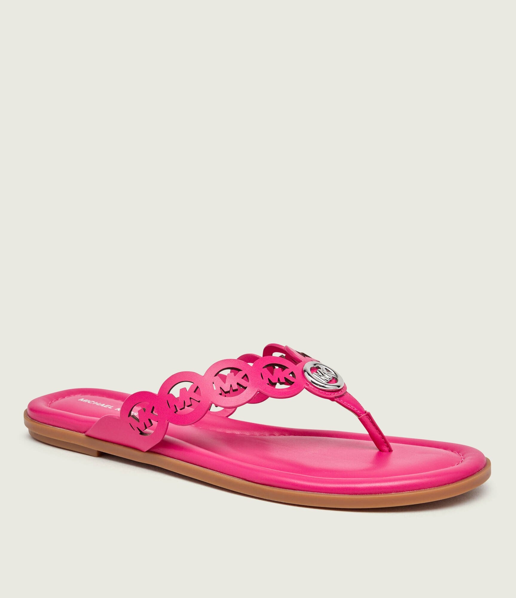 Michael Kors De piele flip flops Janie