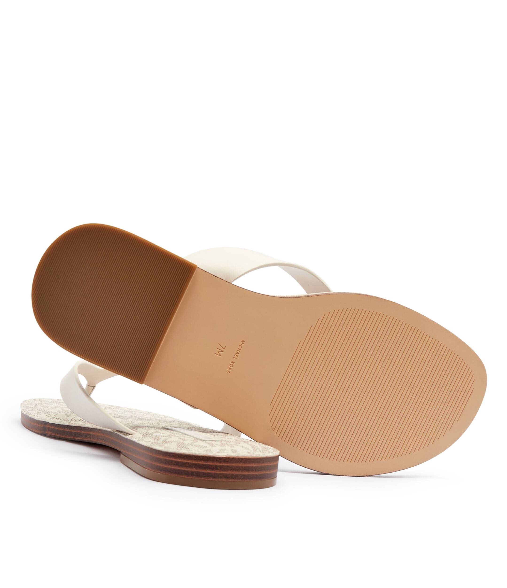 Michael Kors De piele flip flops Koko
