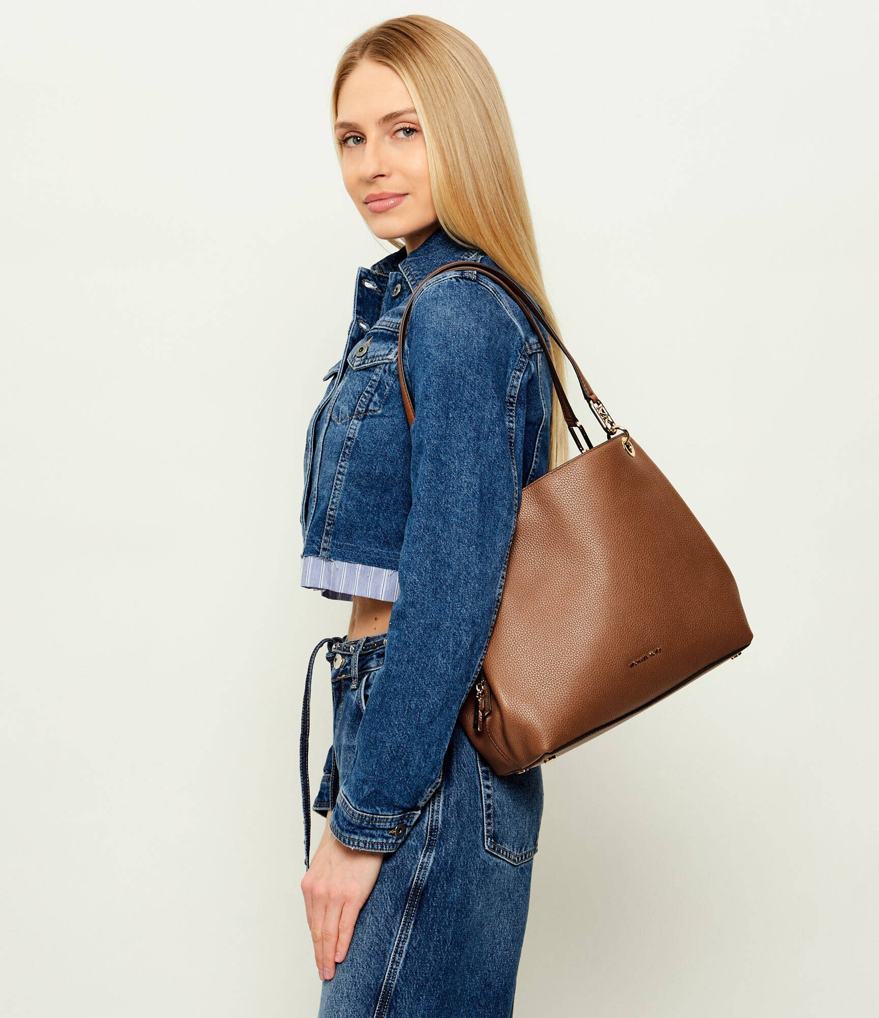Michael Kors De piele geantă pe umăr