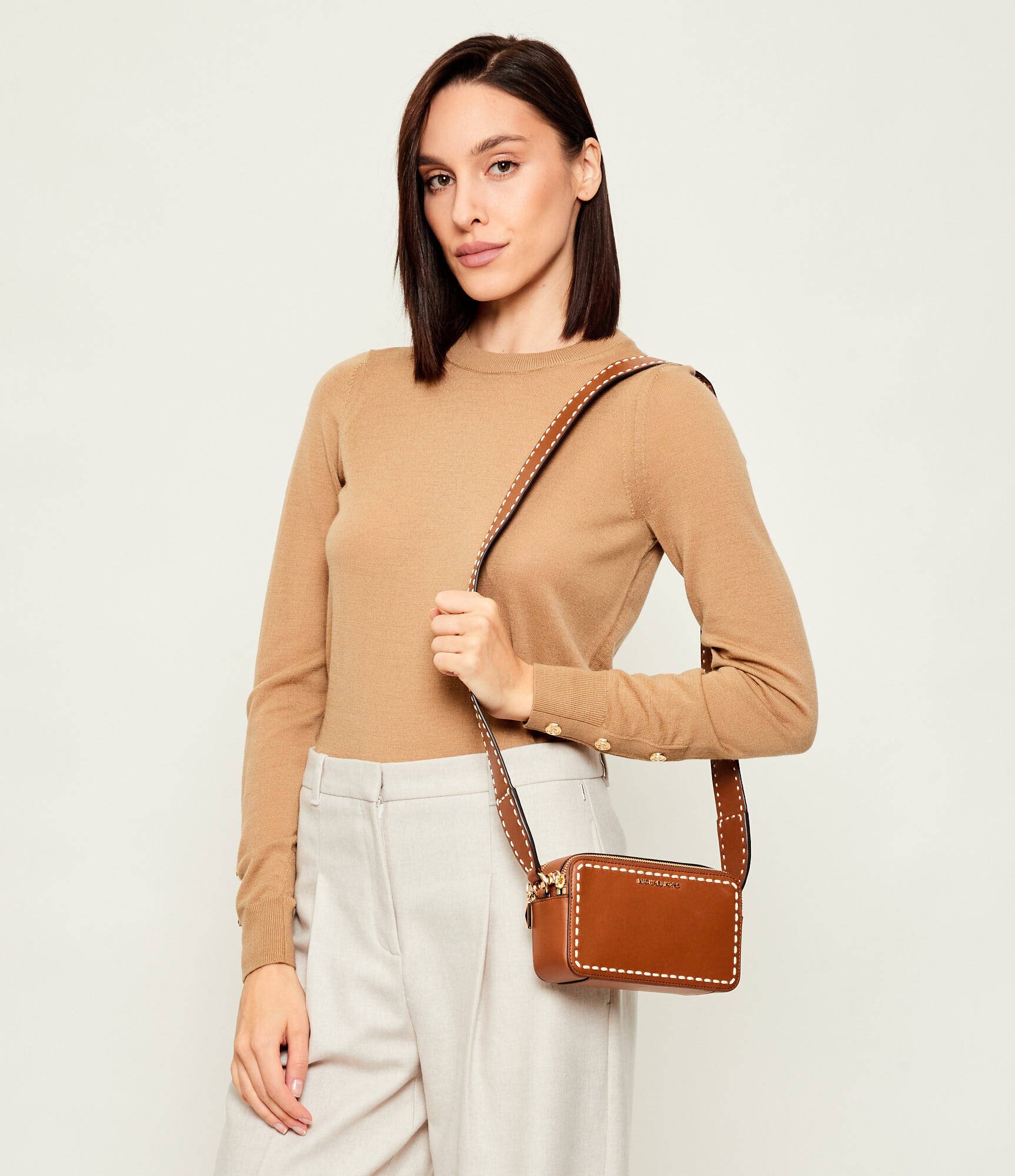 Michael Kors De piele geantă pe umăr