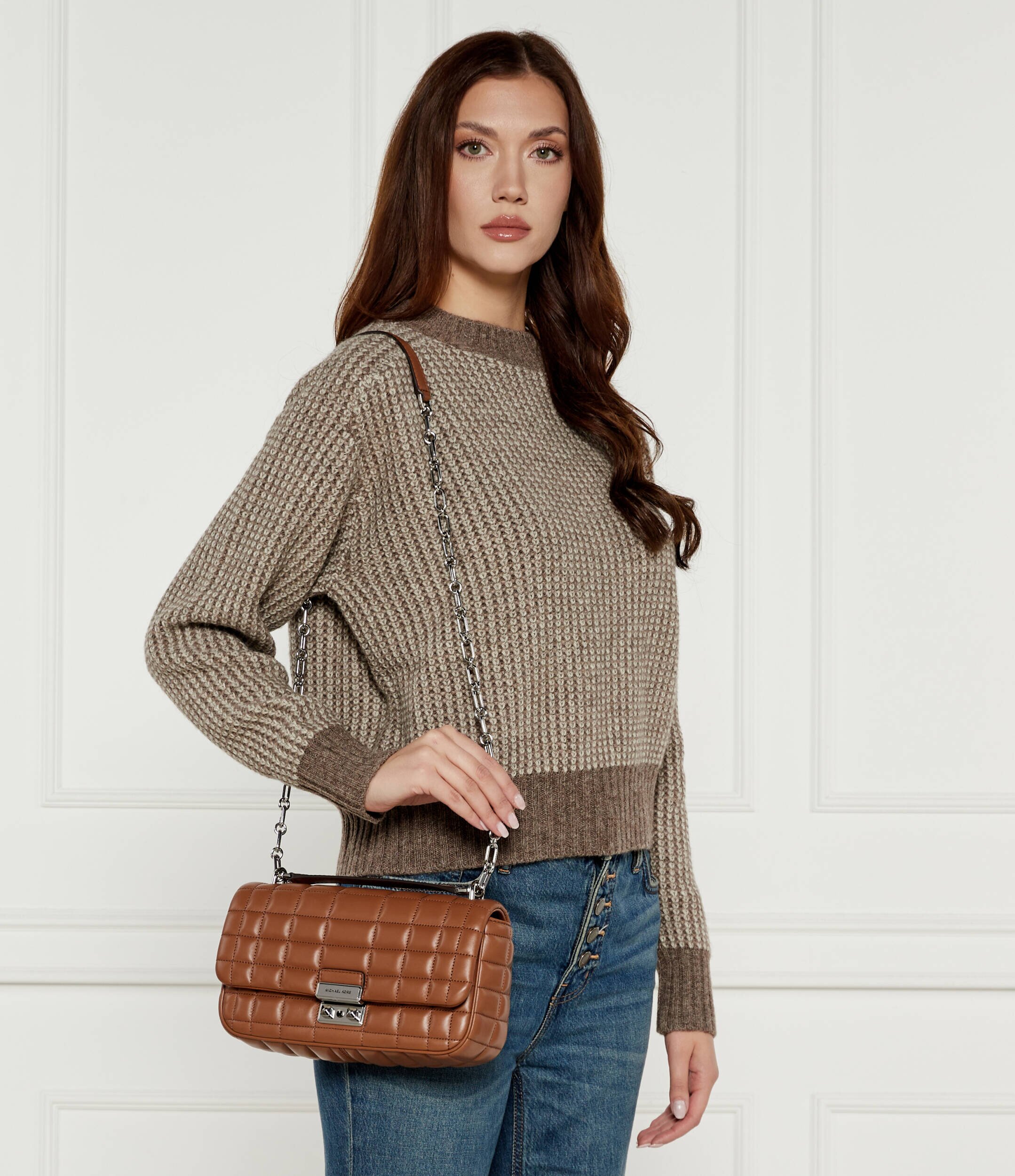 Michael Kors De piele geantă pe umăr