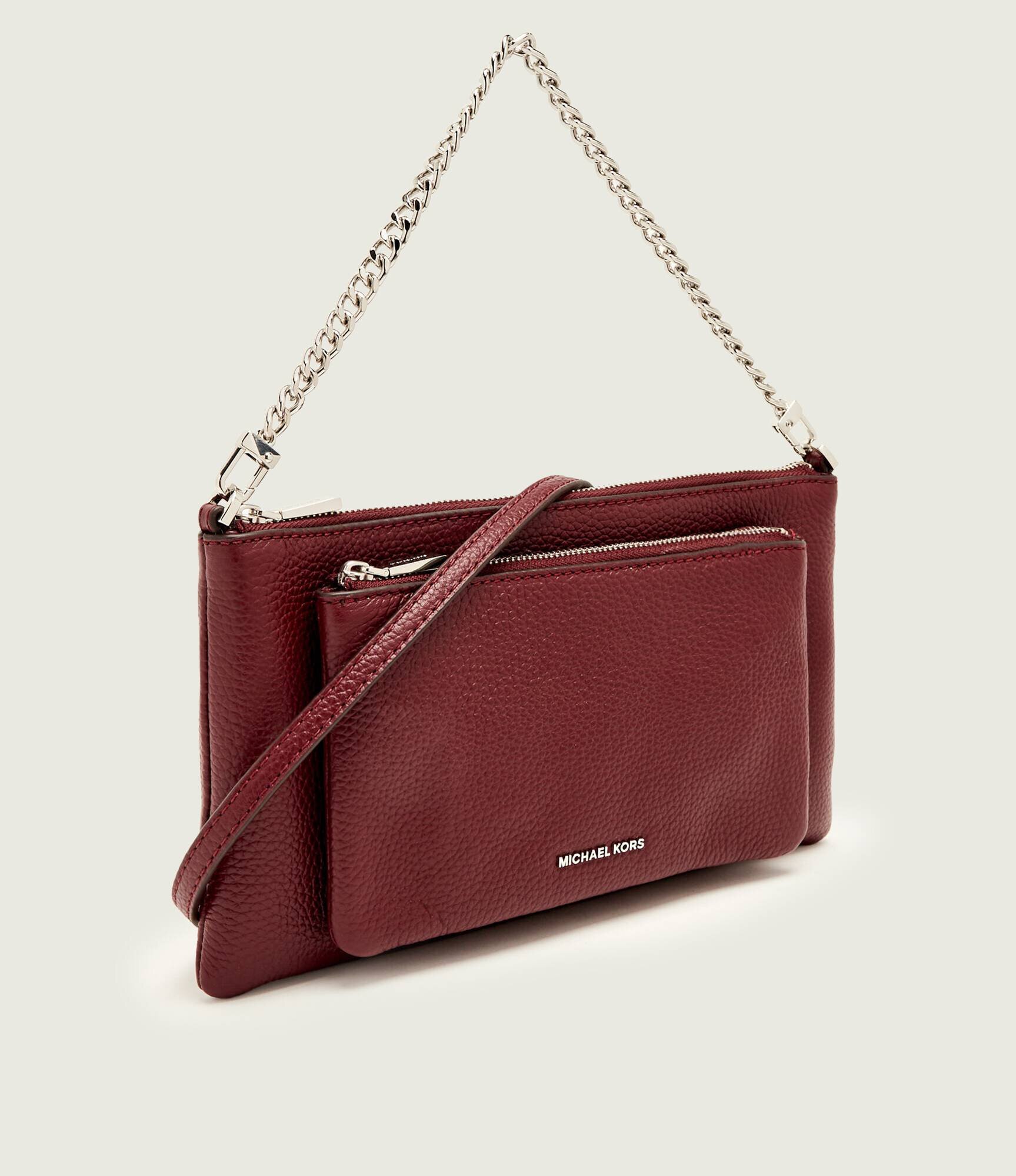 Michael Kors De piele geantă pe umăr Jet Set