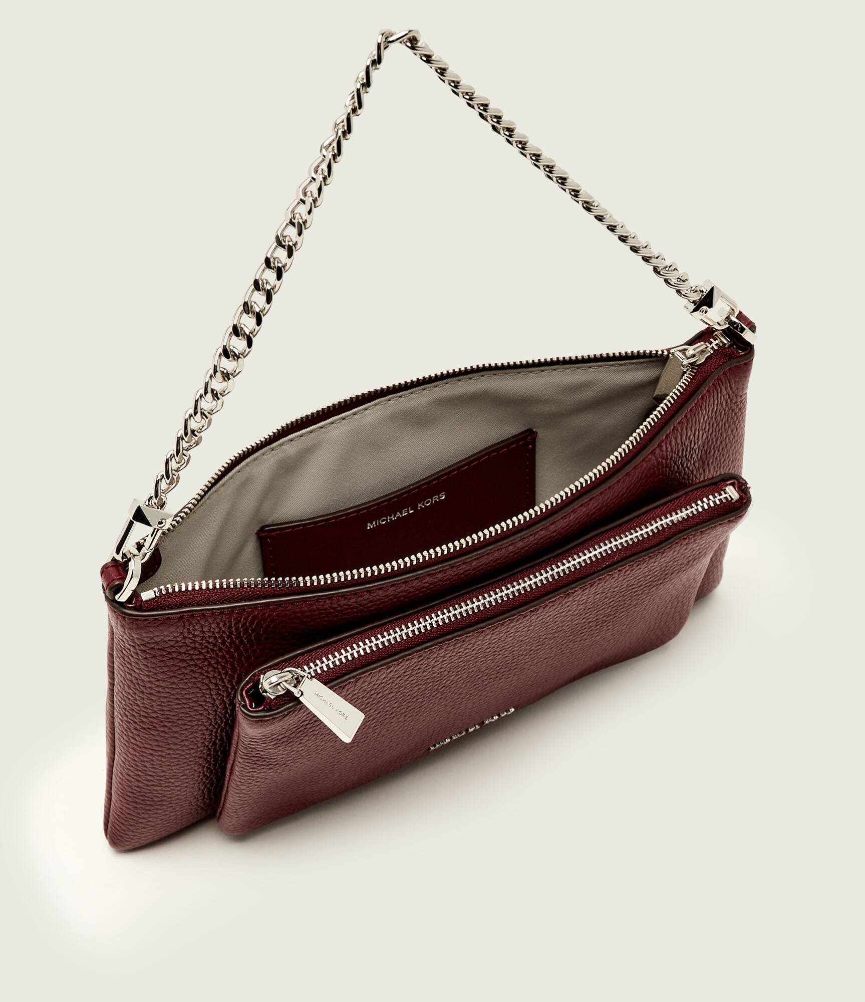 Michael Kors De piele geantă pe umăr Jet Set