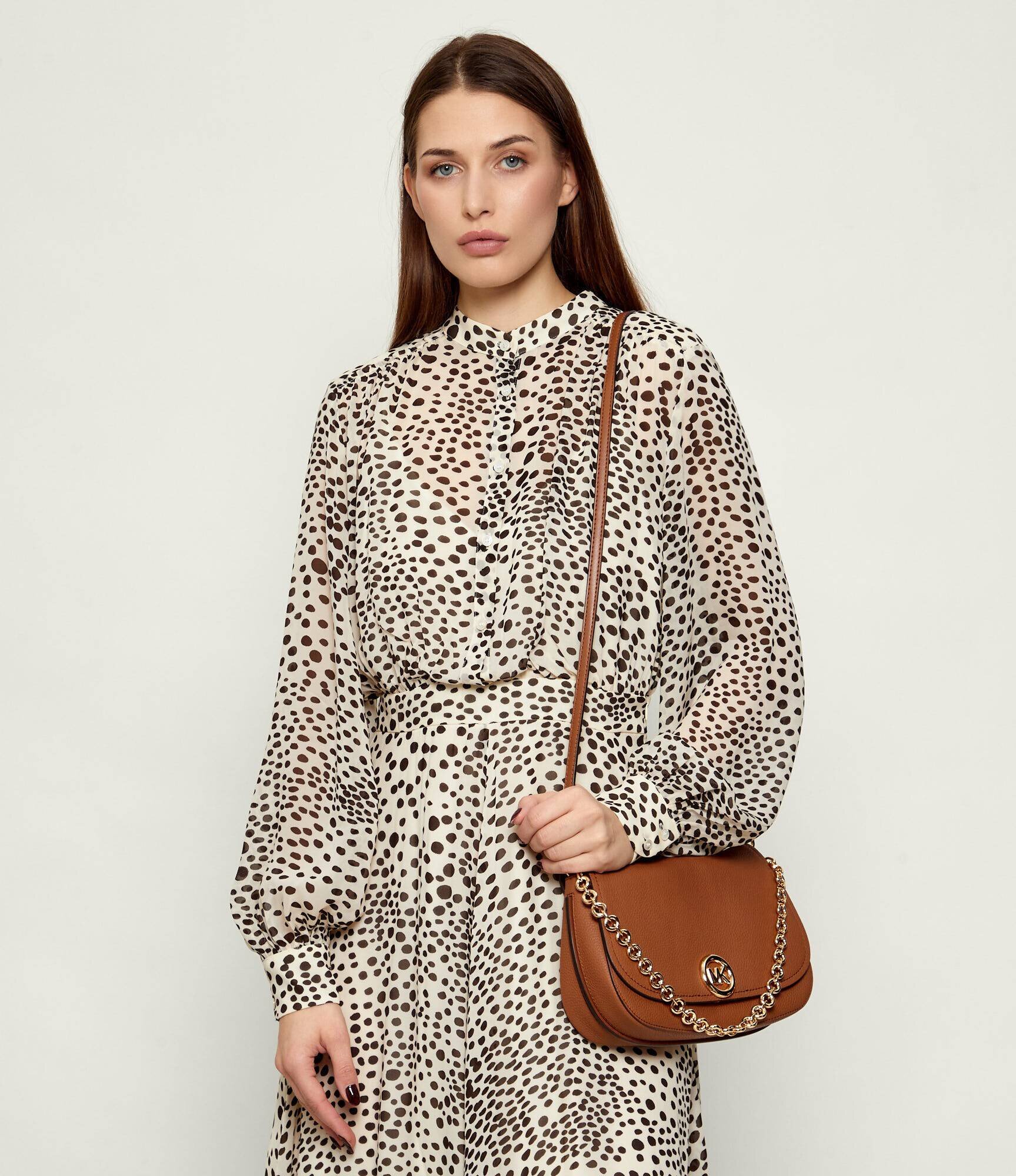 Michael Kors De piele geantă pe umăr NOLITA