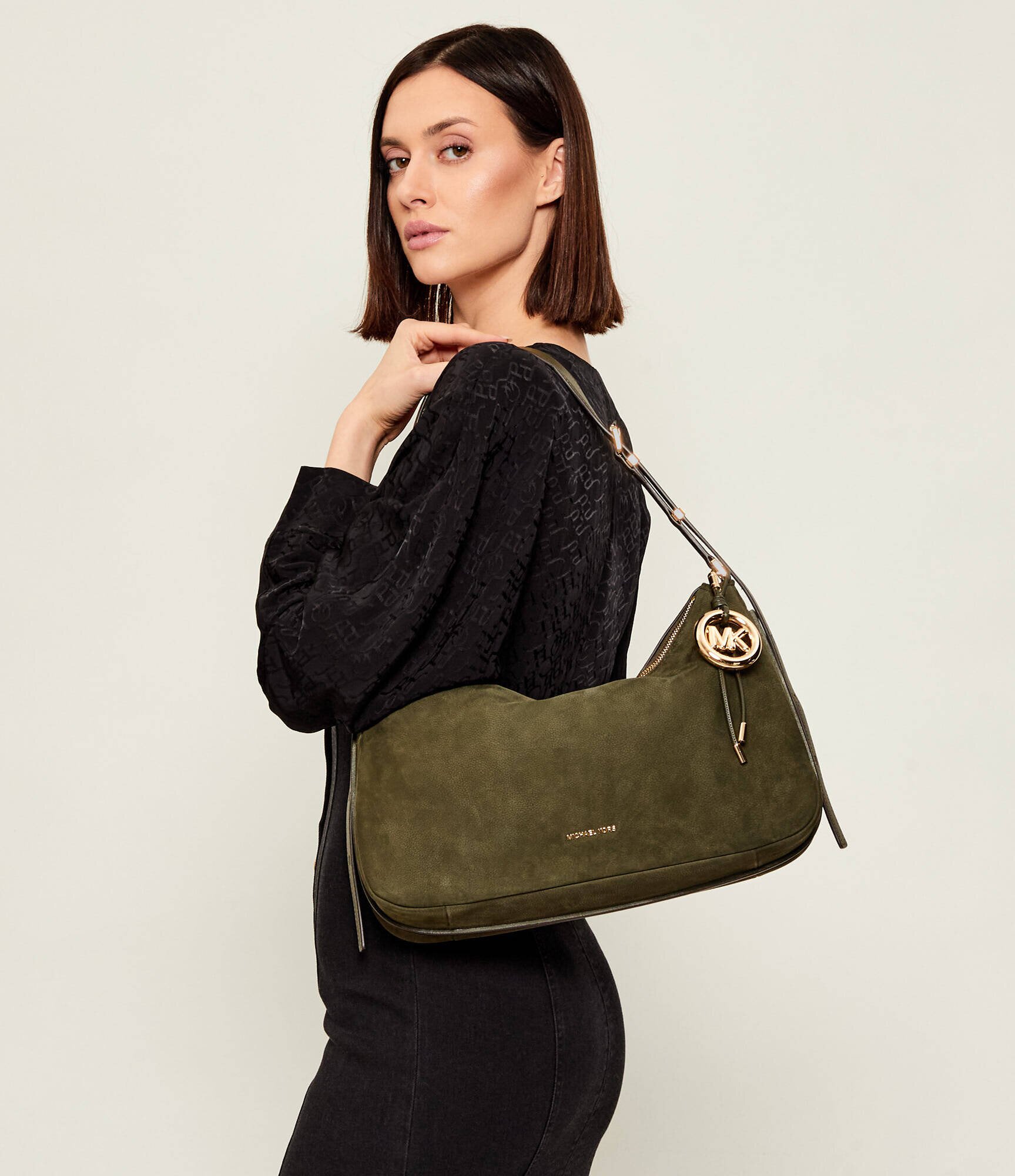 Michael Kors De piele geantă pe umăr NOLITA