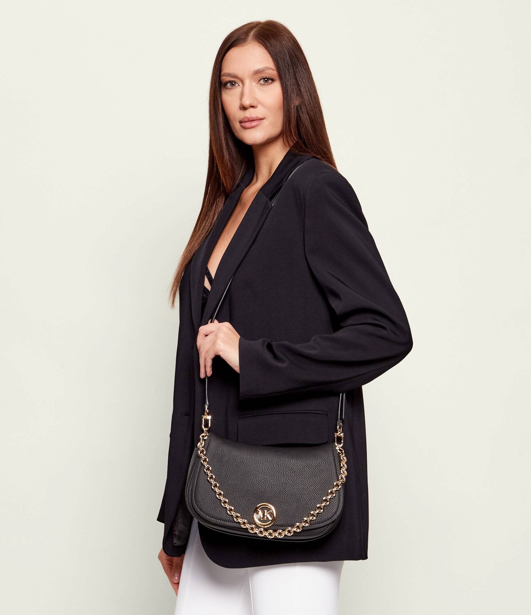 Michael Kors De piele geantă pe umăr NOLITA