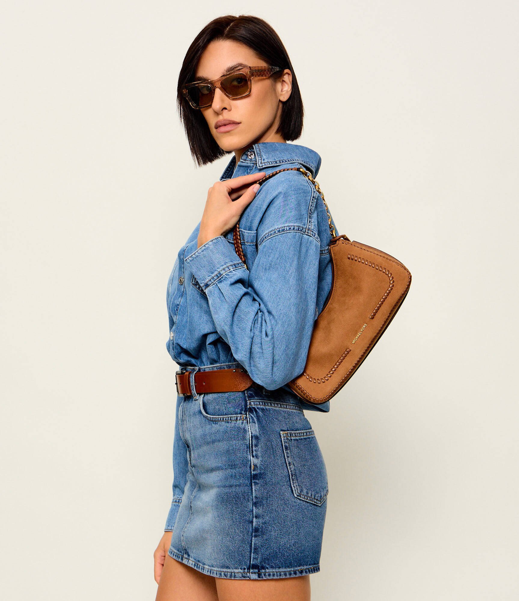 Michael Kors De piele geantă pe umăr Nolita