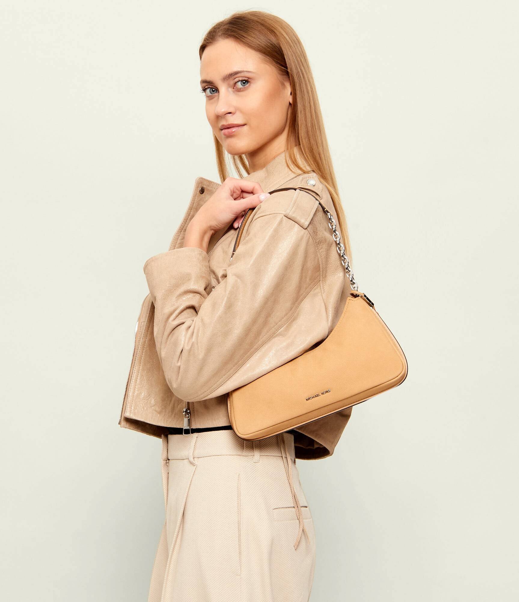 Michael Kors De piele geantă pe umăr NOLITA