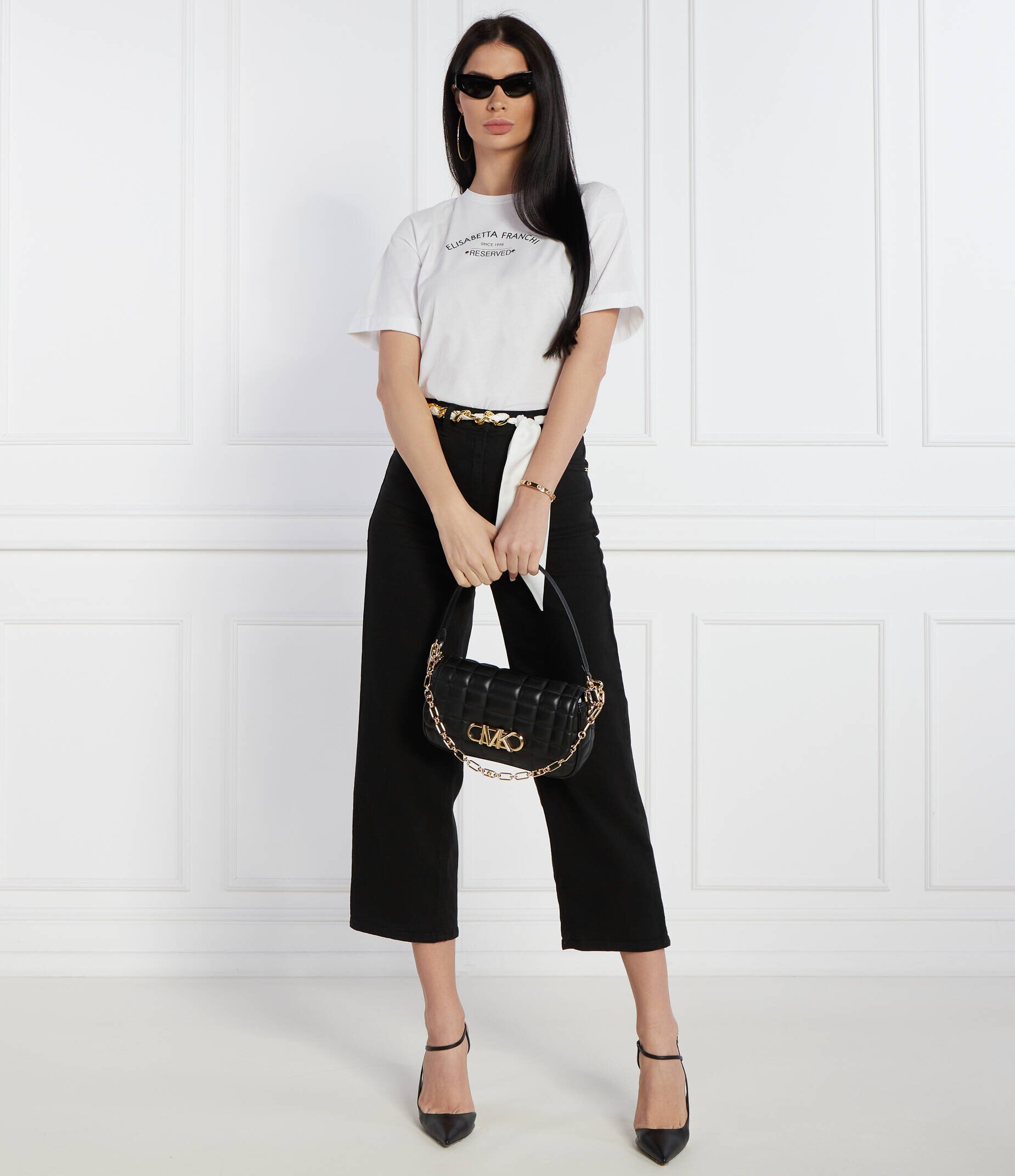 Michael Kors De piele geantă pe umăr Parker