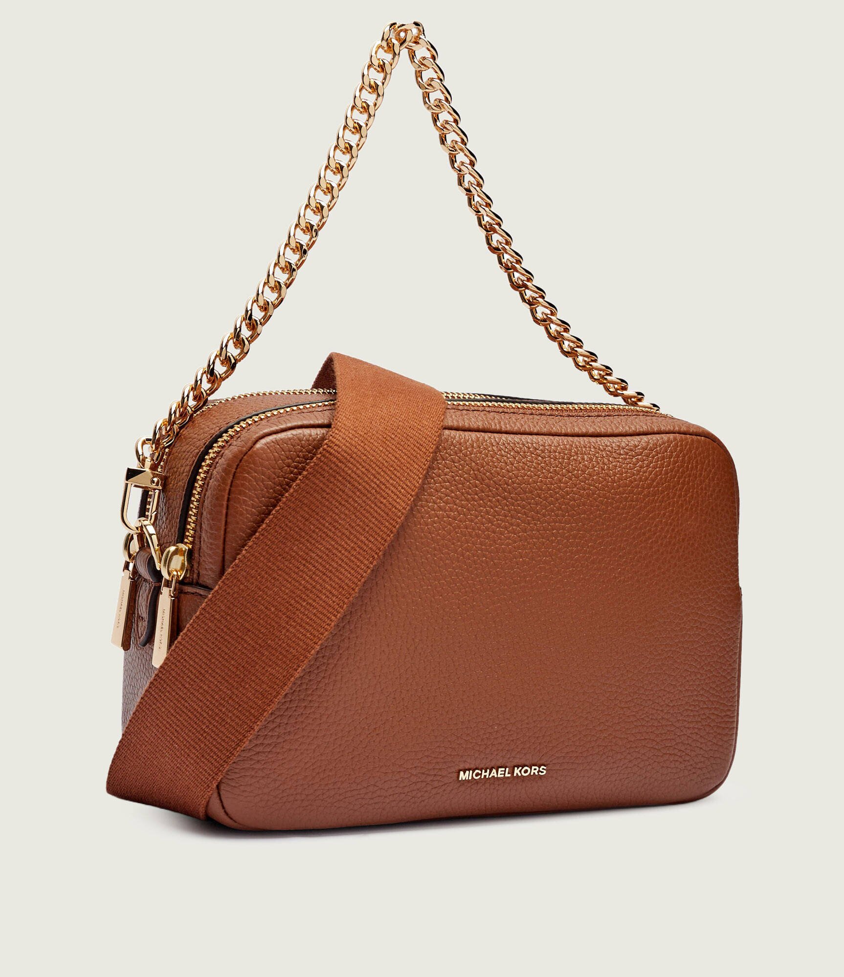 Michael Kors De piele geantă poștaș Bryant