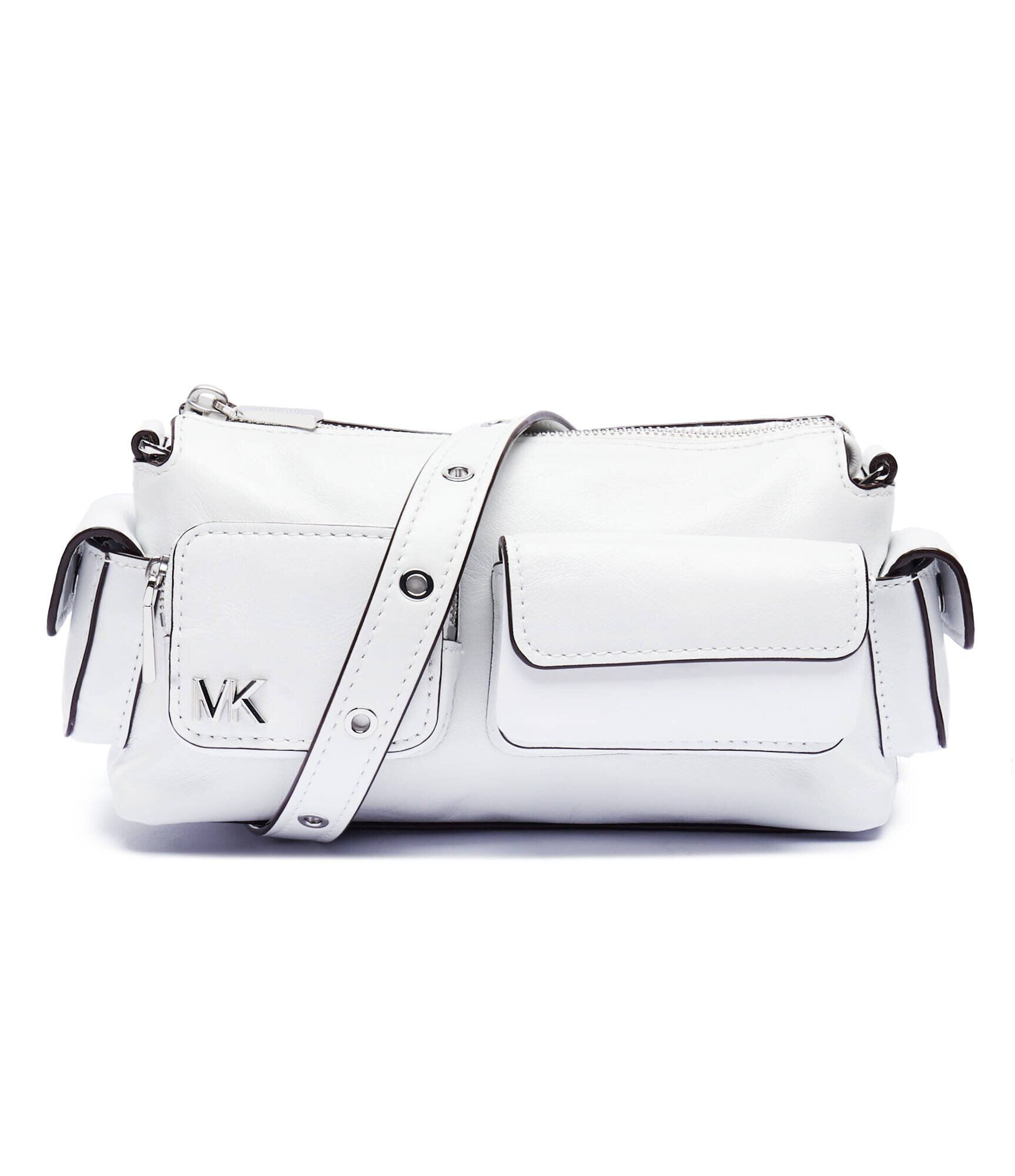 Michael Kors De piele geantă poștaș Dakota