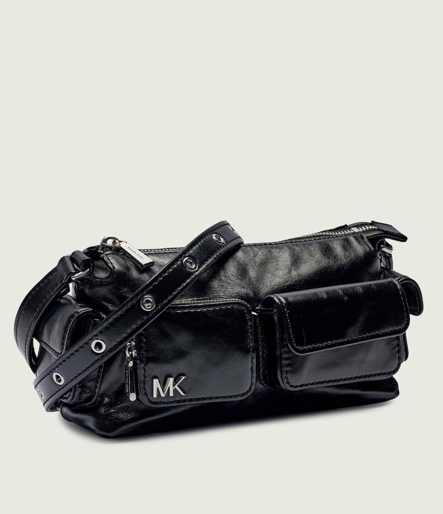 Michael Kors De piele geantă poștaș DAKOTA