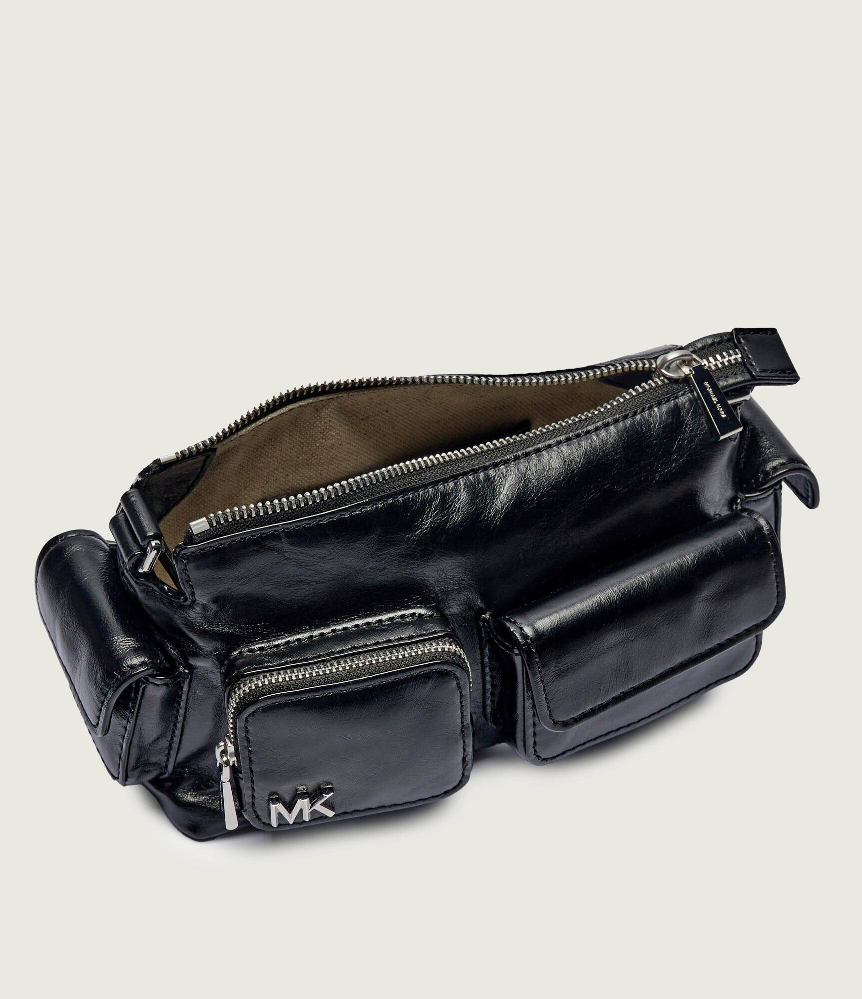 Michael Kors De piele geantă poștaș DAKOTA
