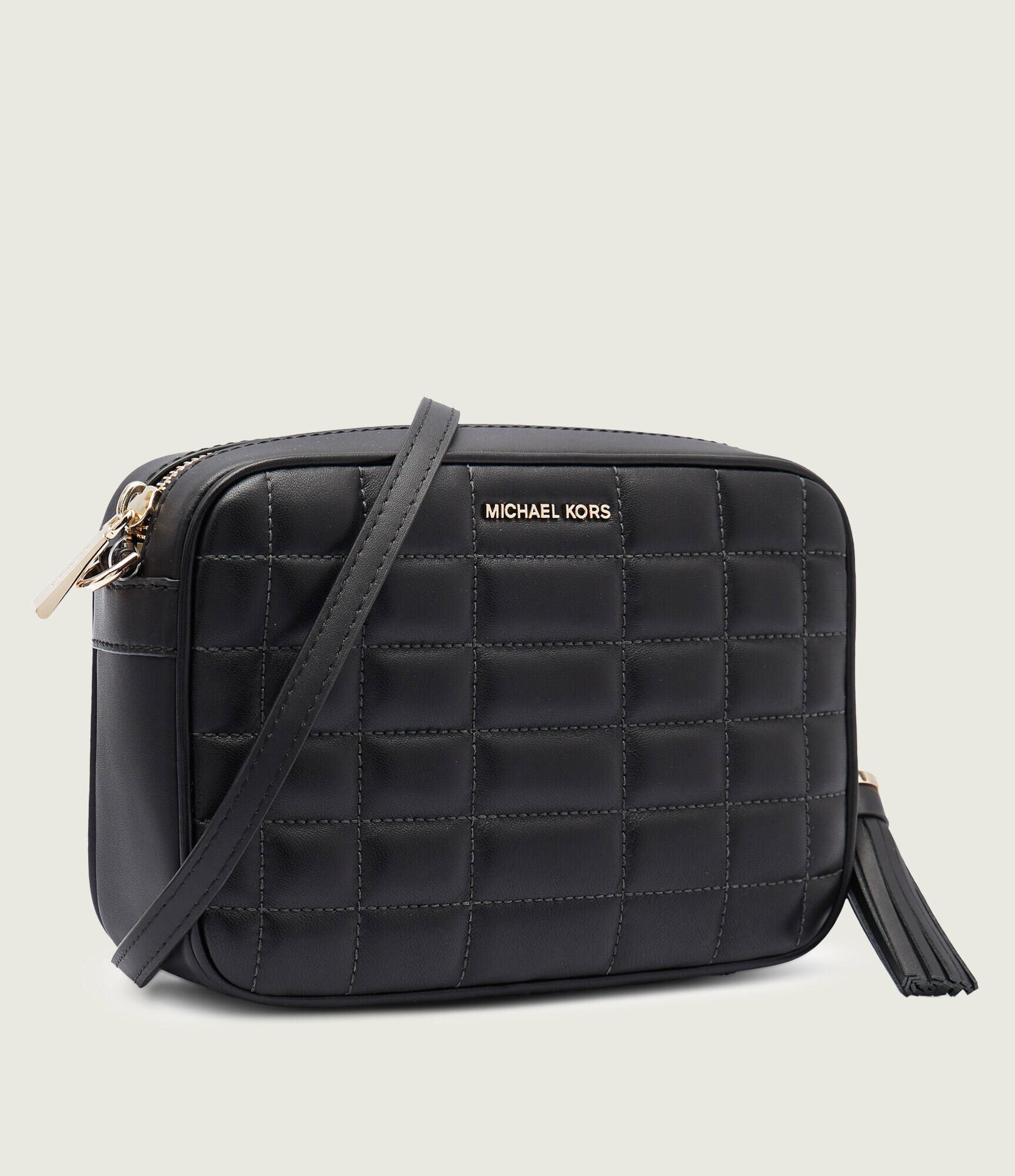 Michael Kors De piele geantă poștaș Jet Set
