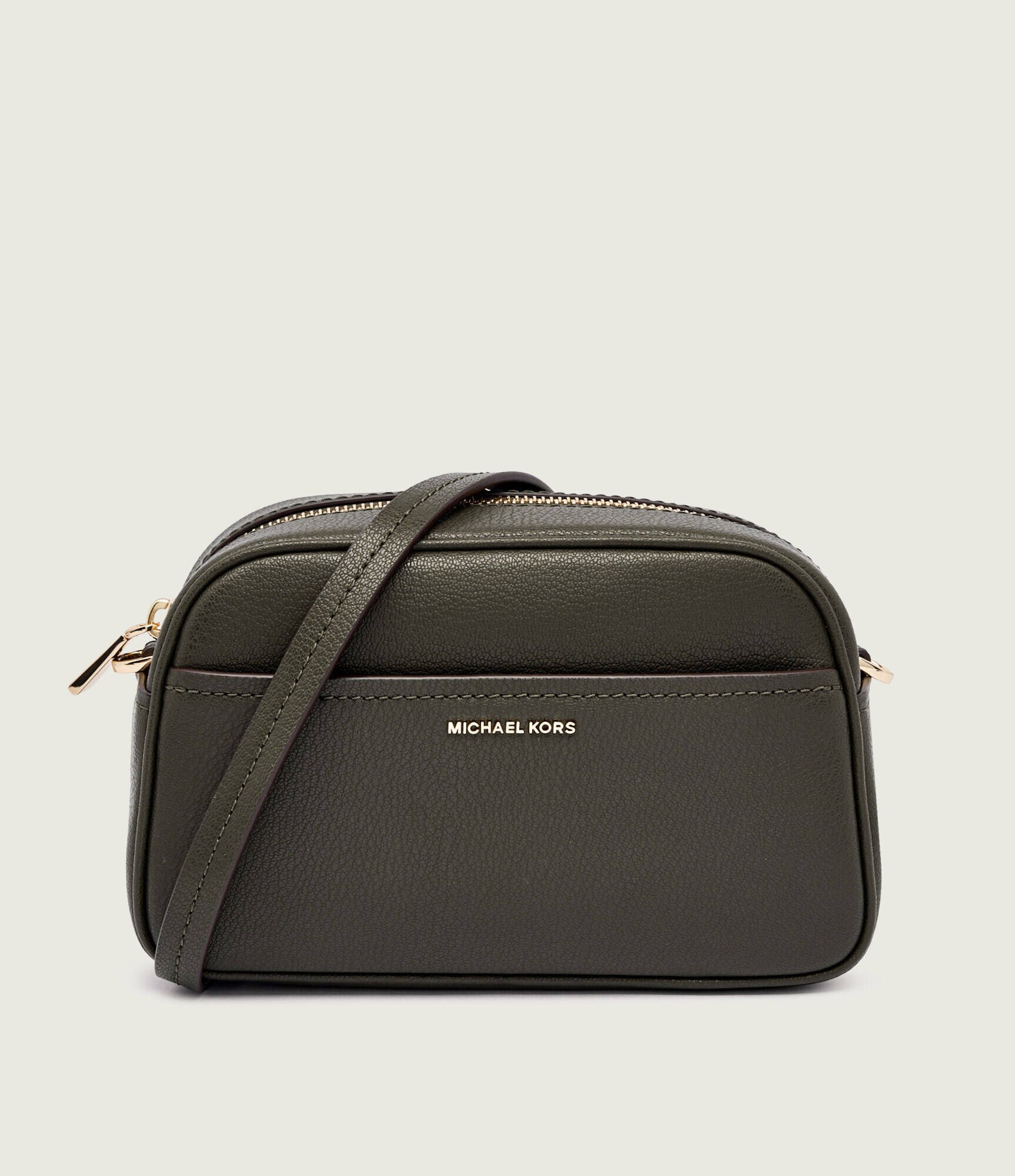 Michael Kors De piele geantă poștaș Jet Set Small