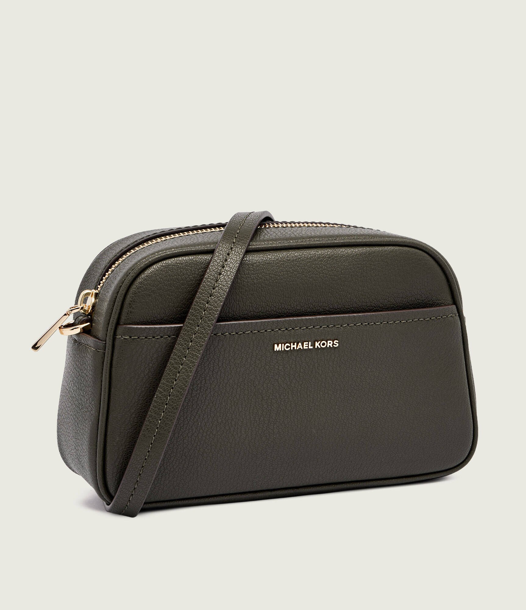 Michael Kors De piele geantă poștaș Jet Set Small