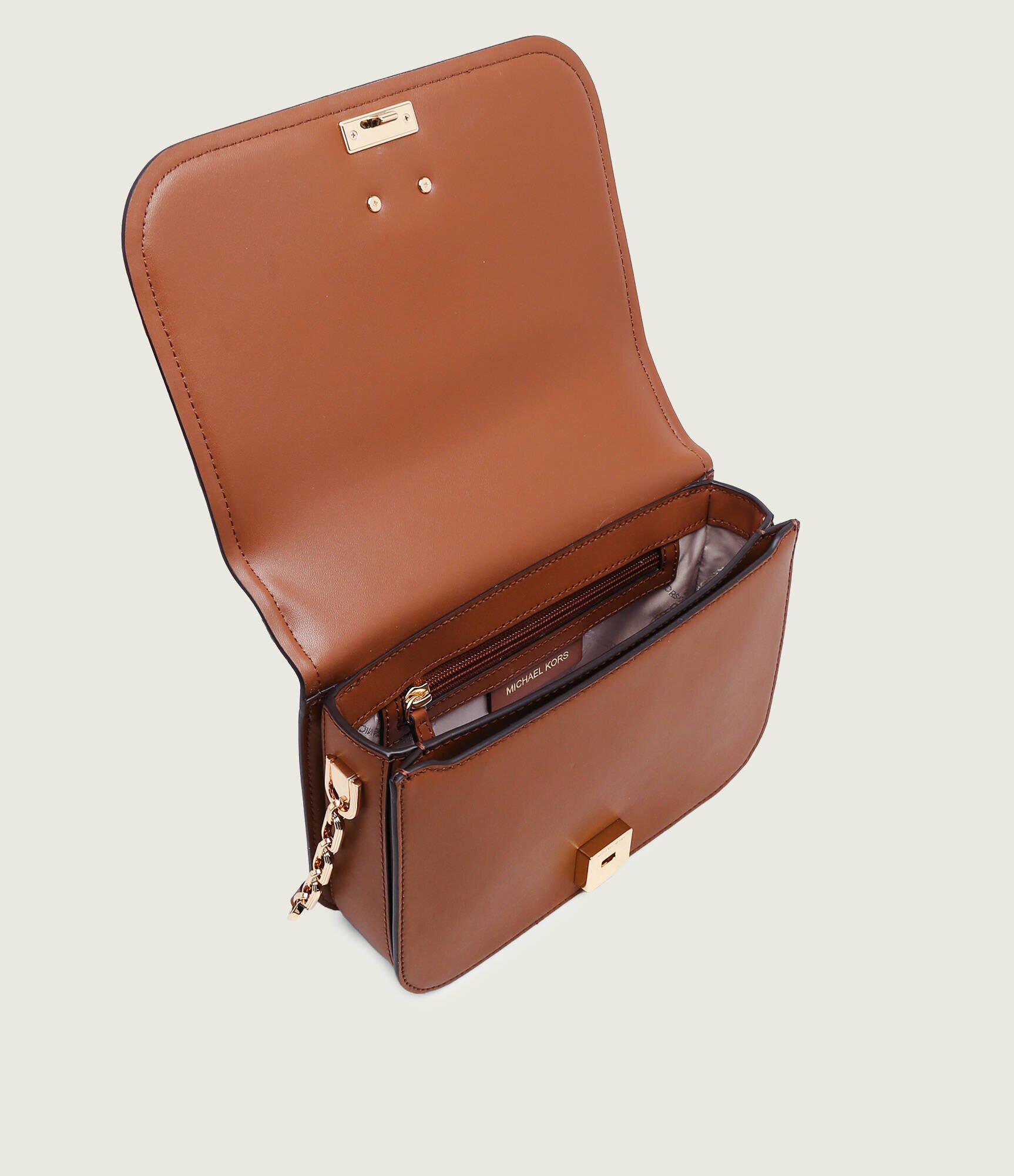 Michael Kors De piele geantă poștaș Luggage