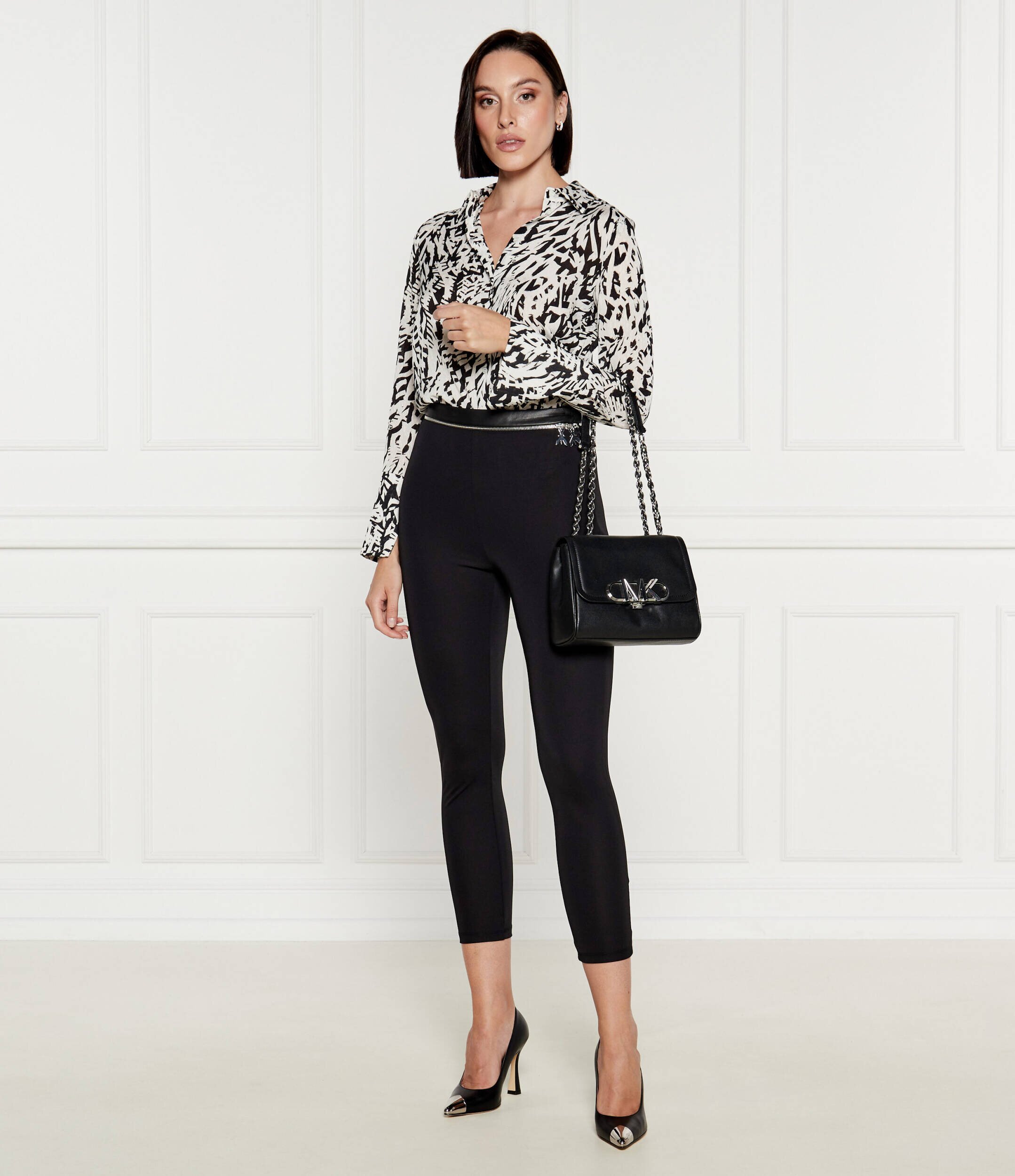 Michael Kors De piele geantă poștaș Parker