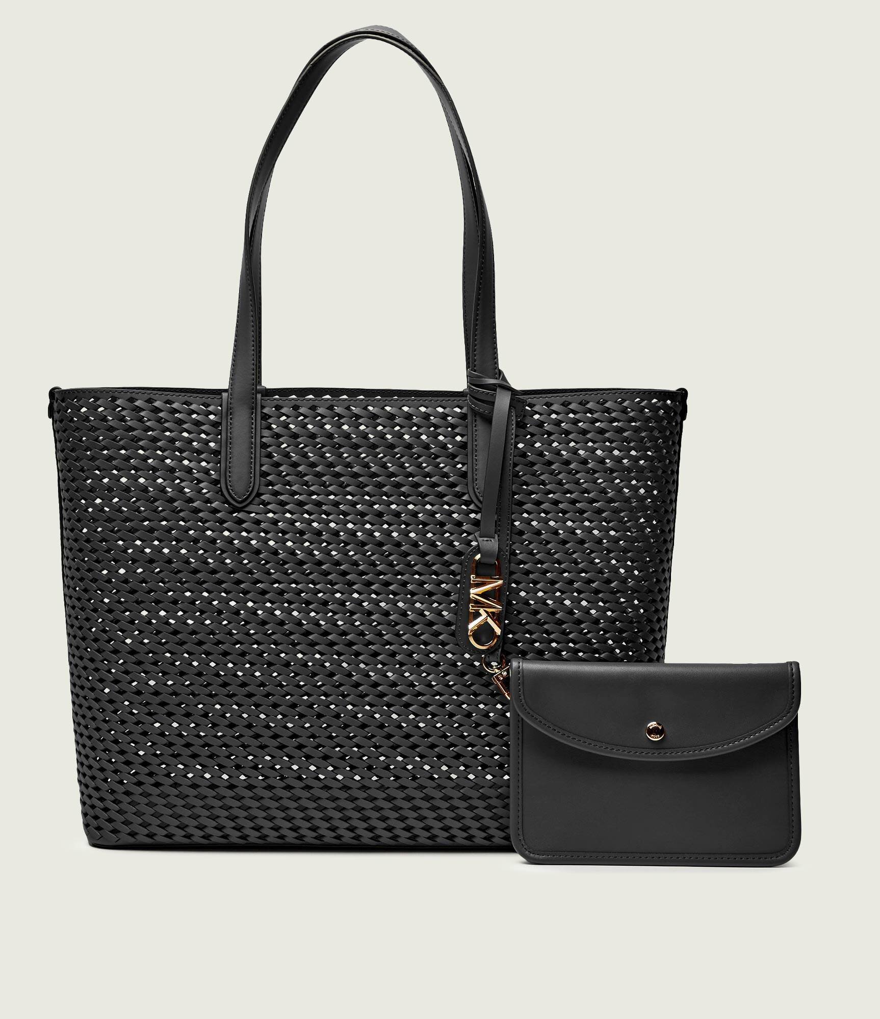 Michael Kors De piele geantă shopper + borsetă ELIZA