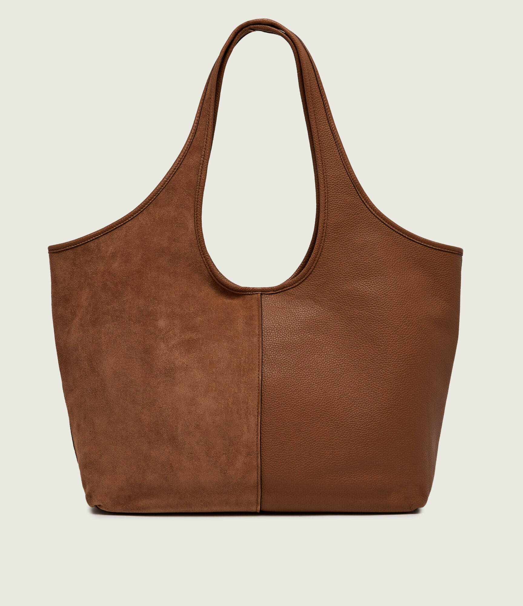 Michael Kors De piele geantă shopper Henly | piele întoarsă