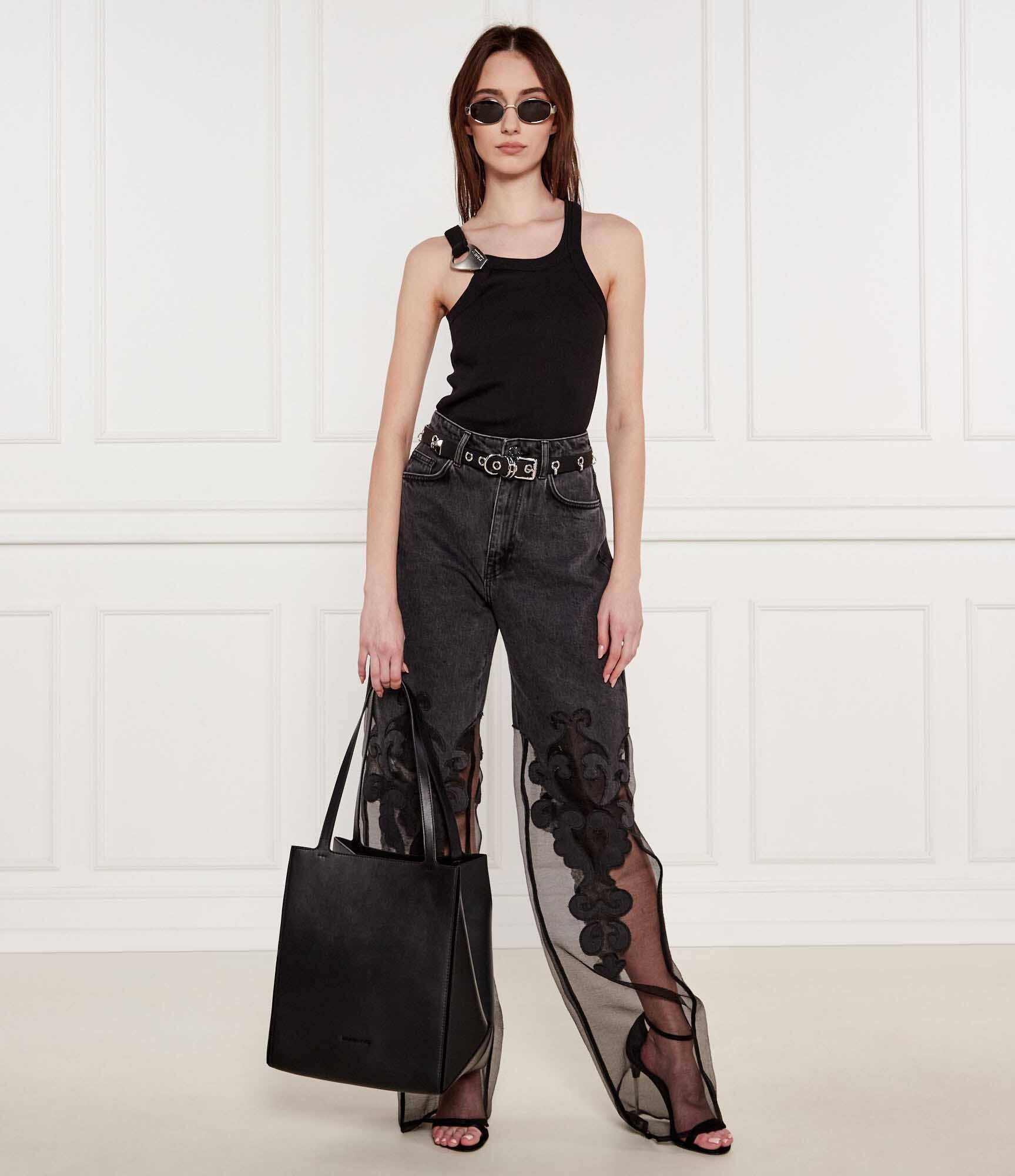 Michael Kors De piele geantă shopper Jordi