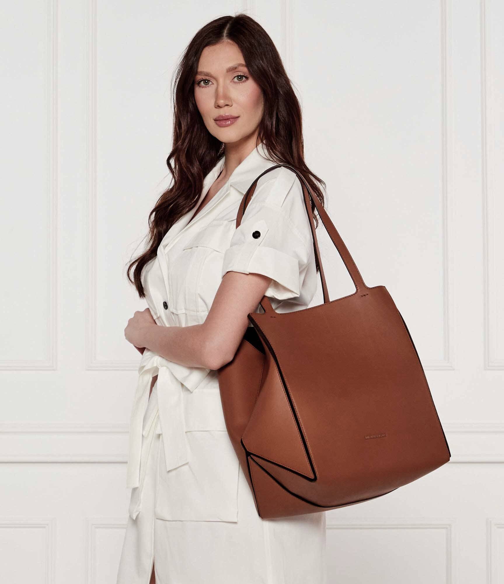 Michael Kors De piele geantă shopper Jordi