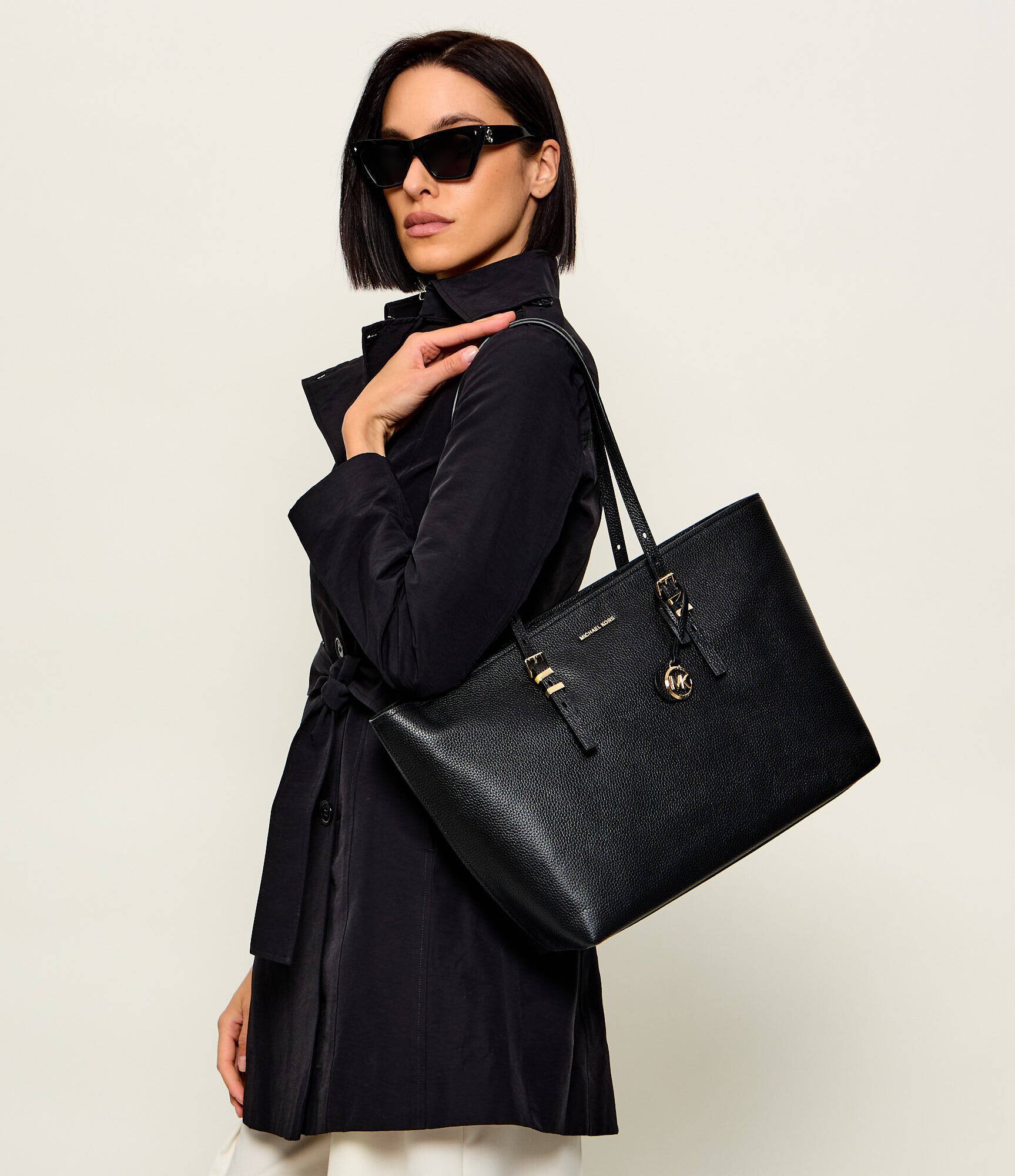 Michael Kors De piele geantă shopper Quinn