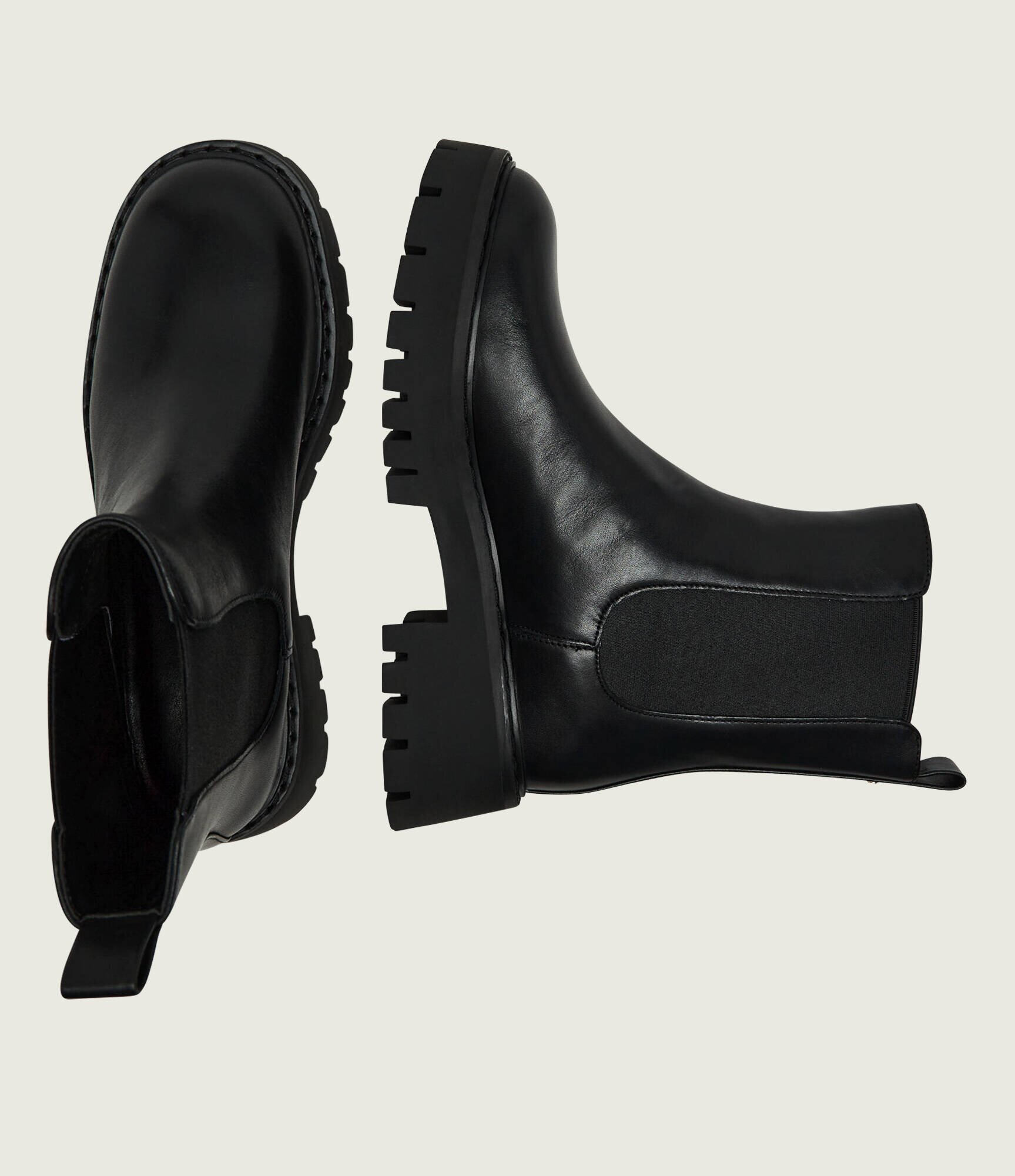 Michael Kors De piele ghete chelsea Asher