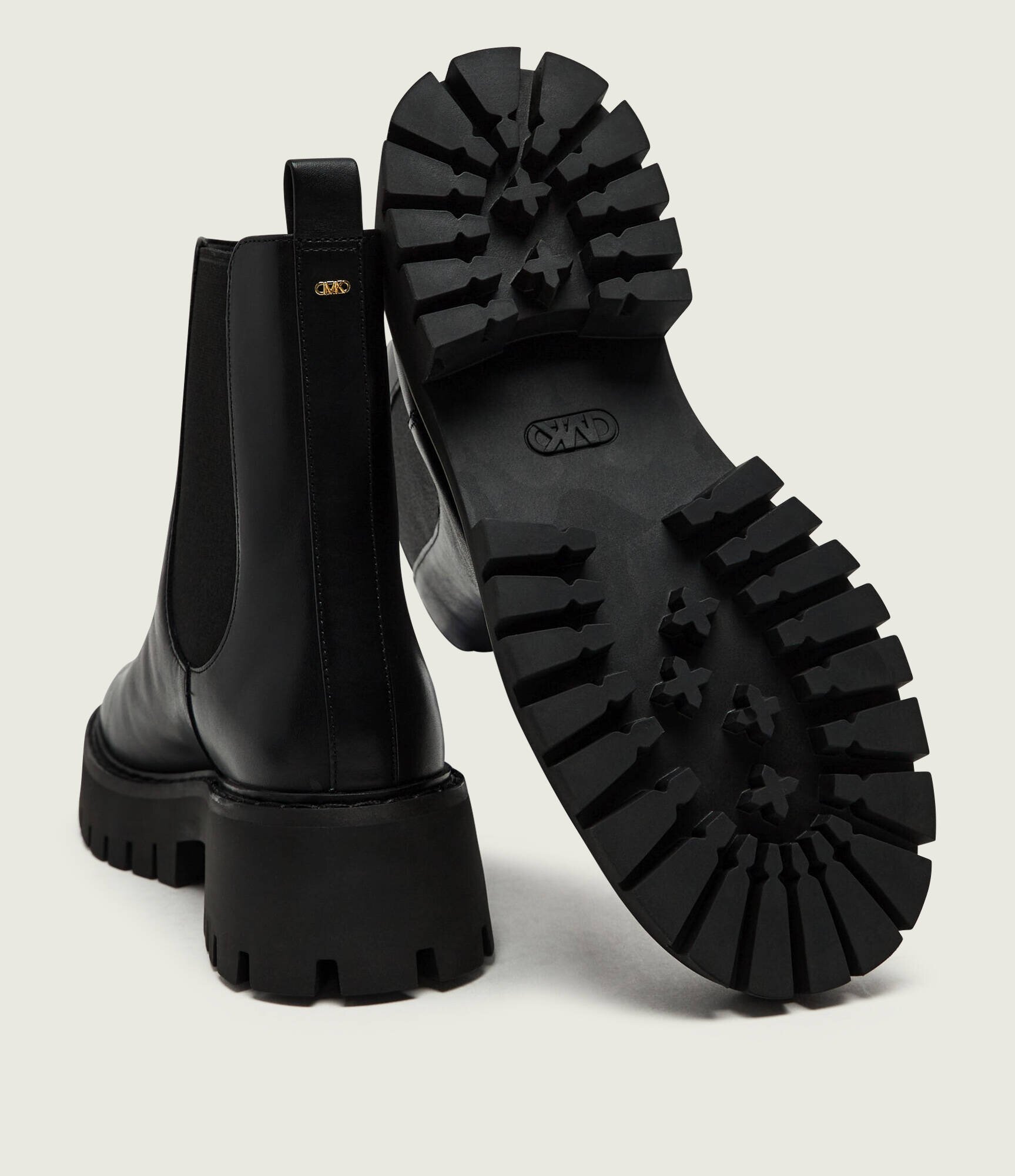 Michael Kors De piele ghete chelsea Asher