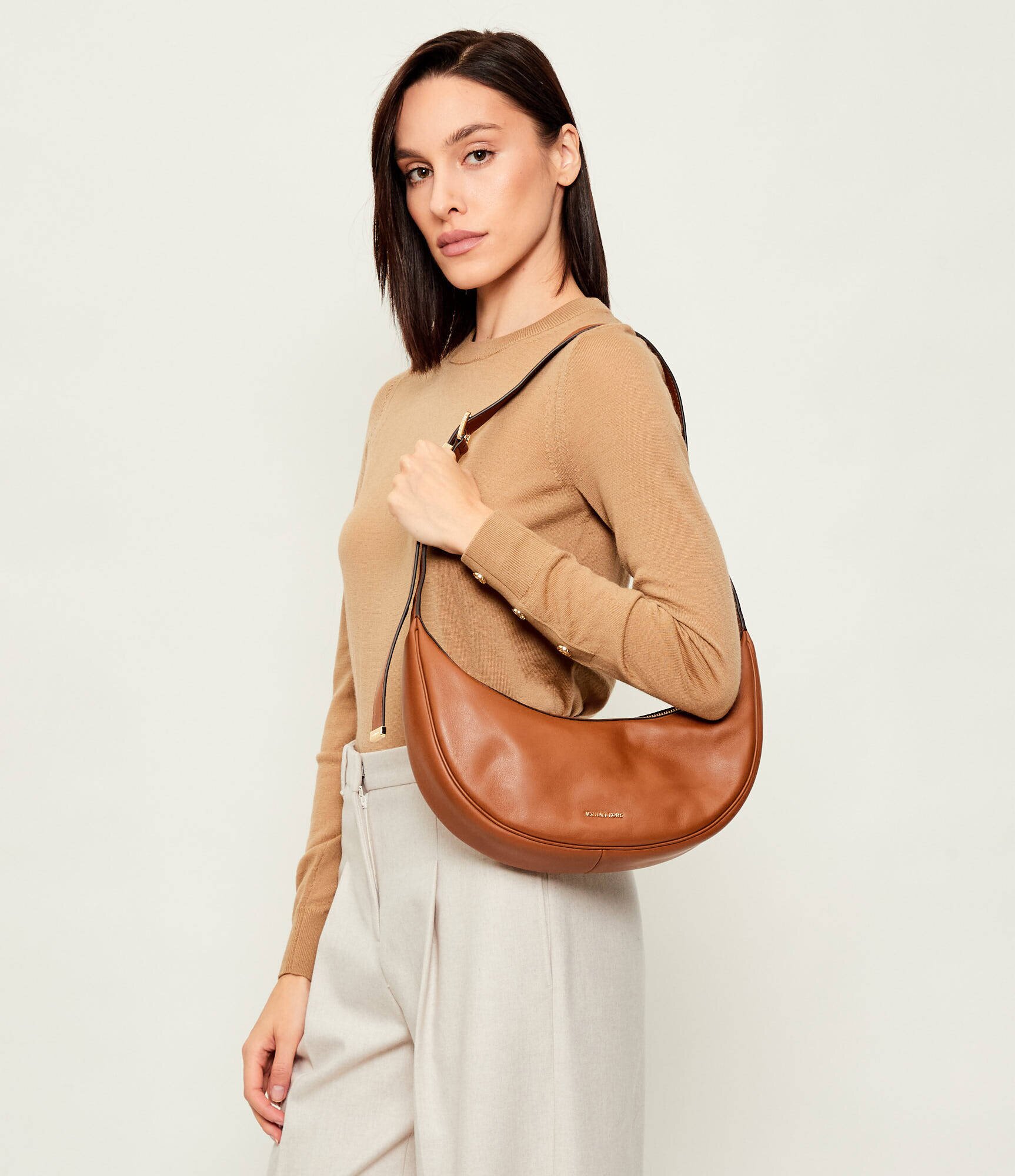 Michael Kors De piele hobo Avra
