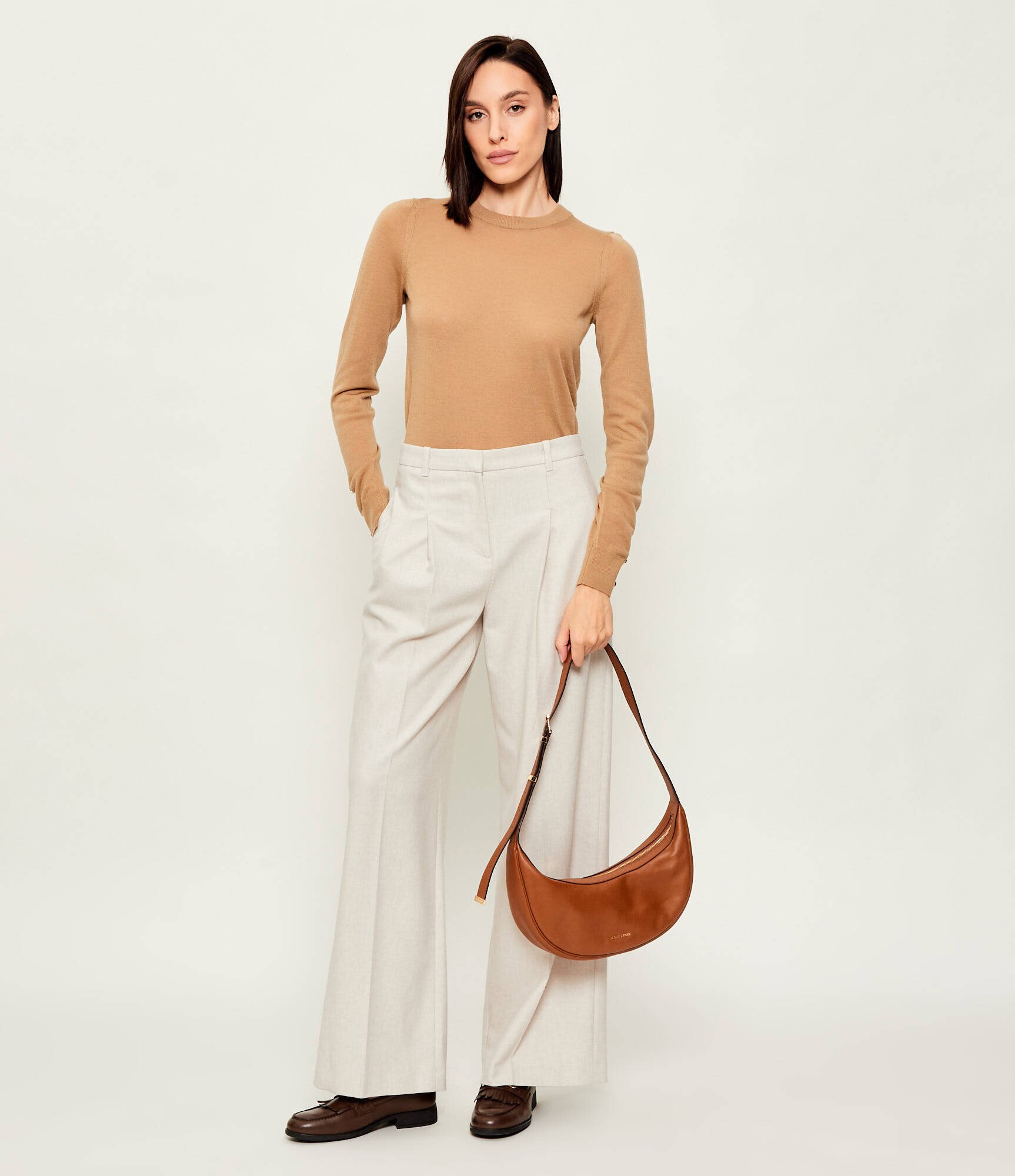 Michael Kors De piele hobo Avra