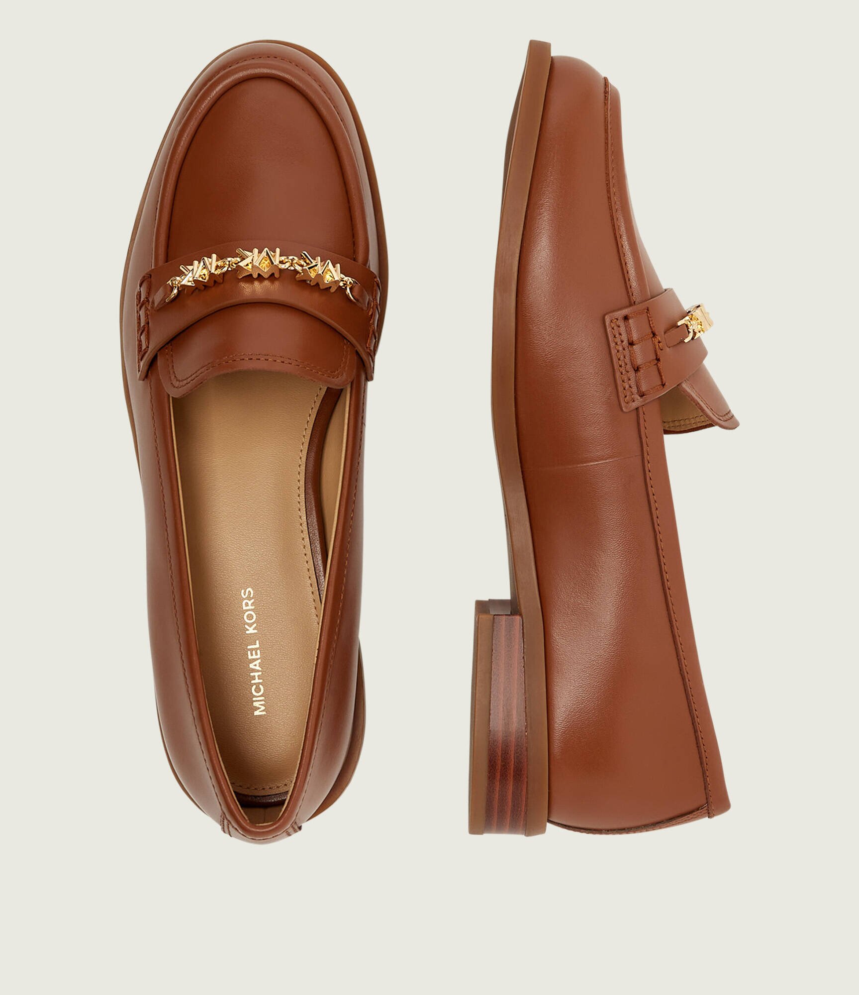 Michael Kors De piele pantofi loafer Dina