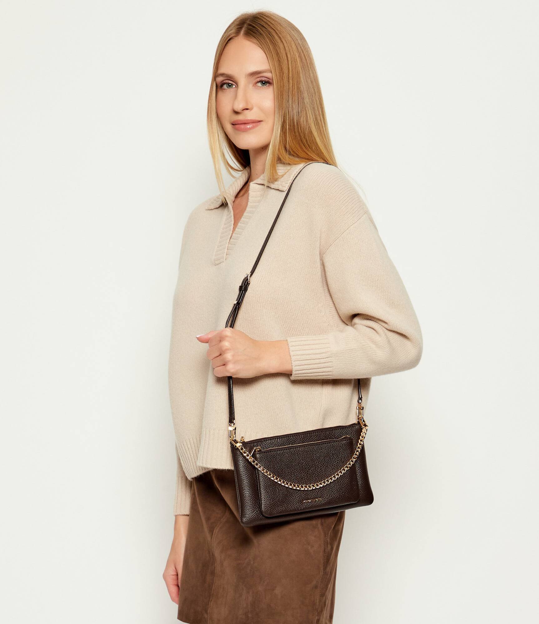 Michael Kors De piele poșetă plic Jet Set