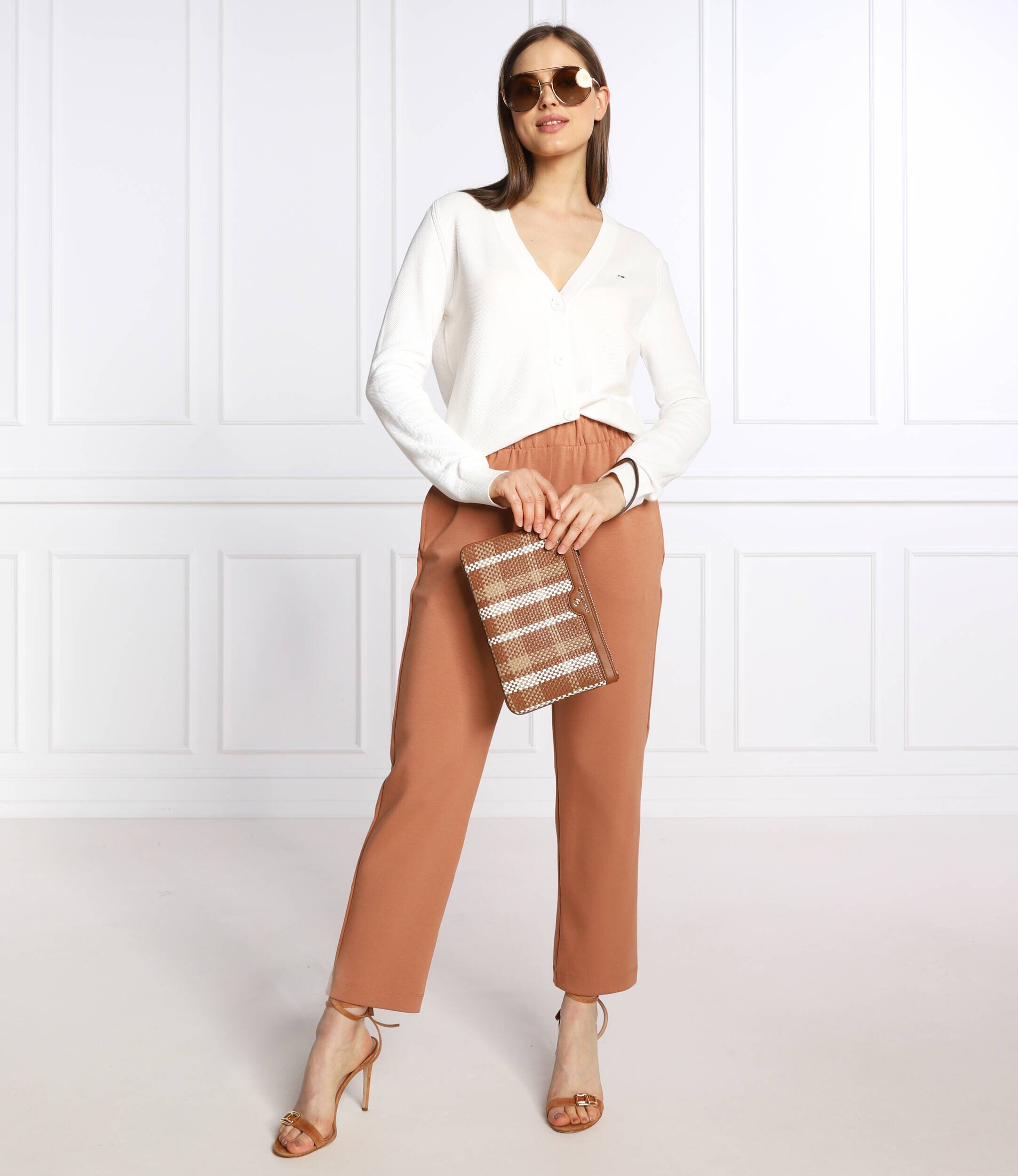 Michael Kors De piele poșetă plic Jet Set Charm