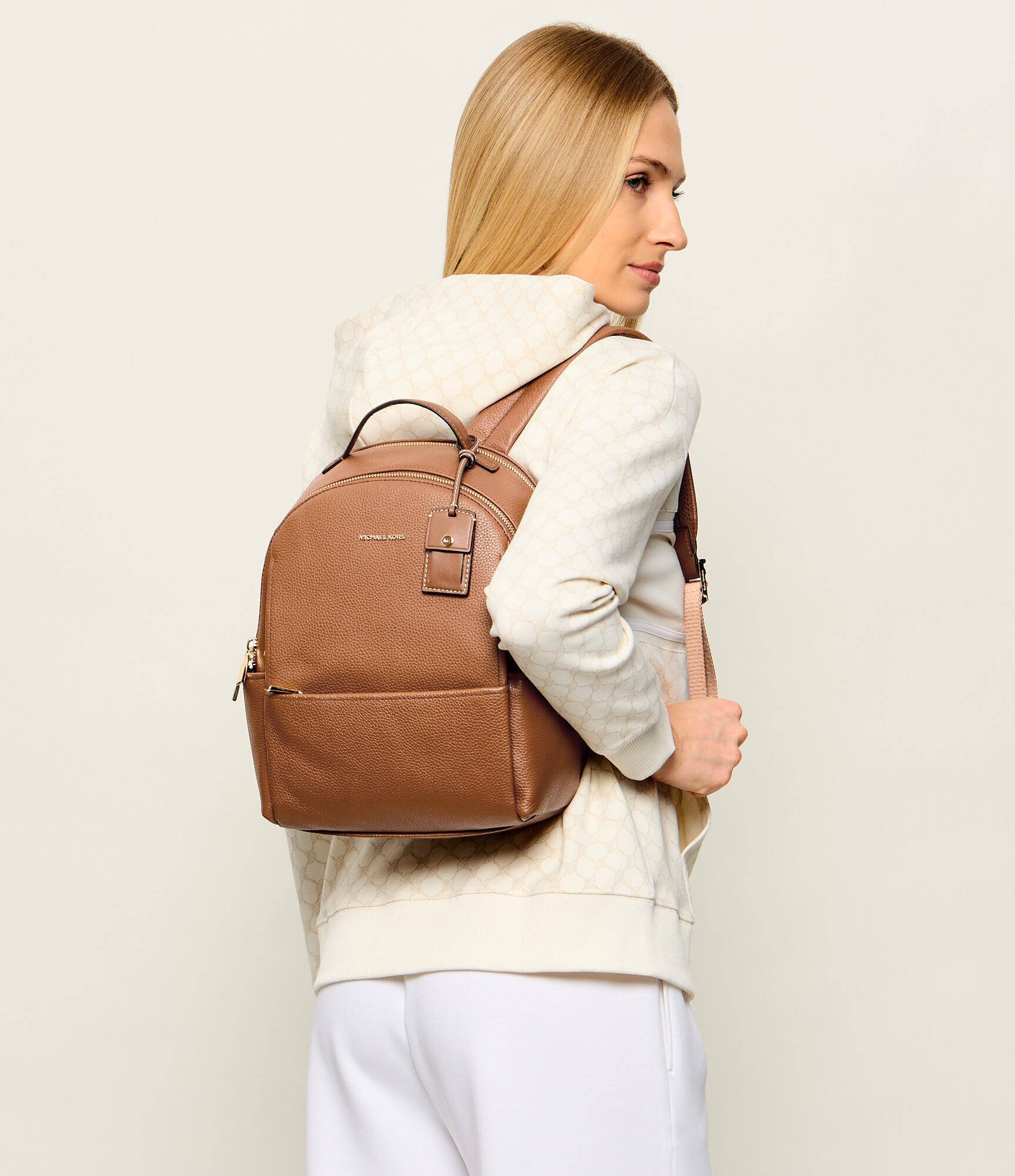 Michael Kors De piele rucsac SABLE