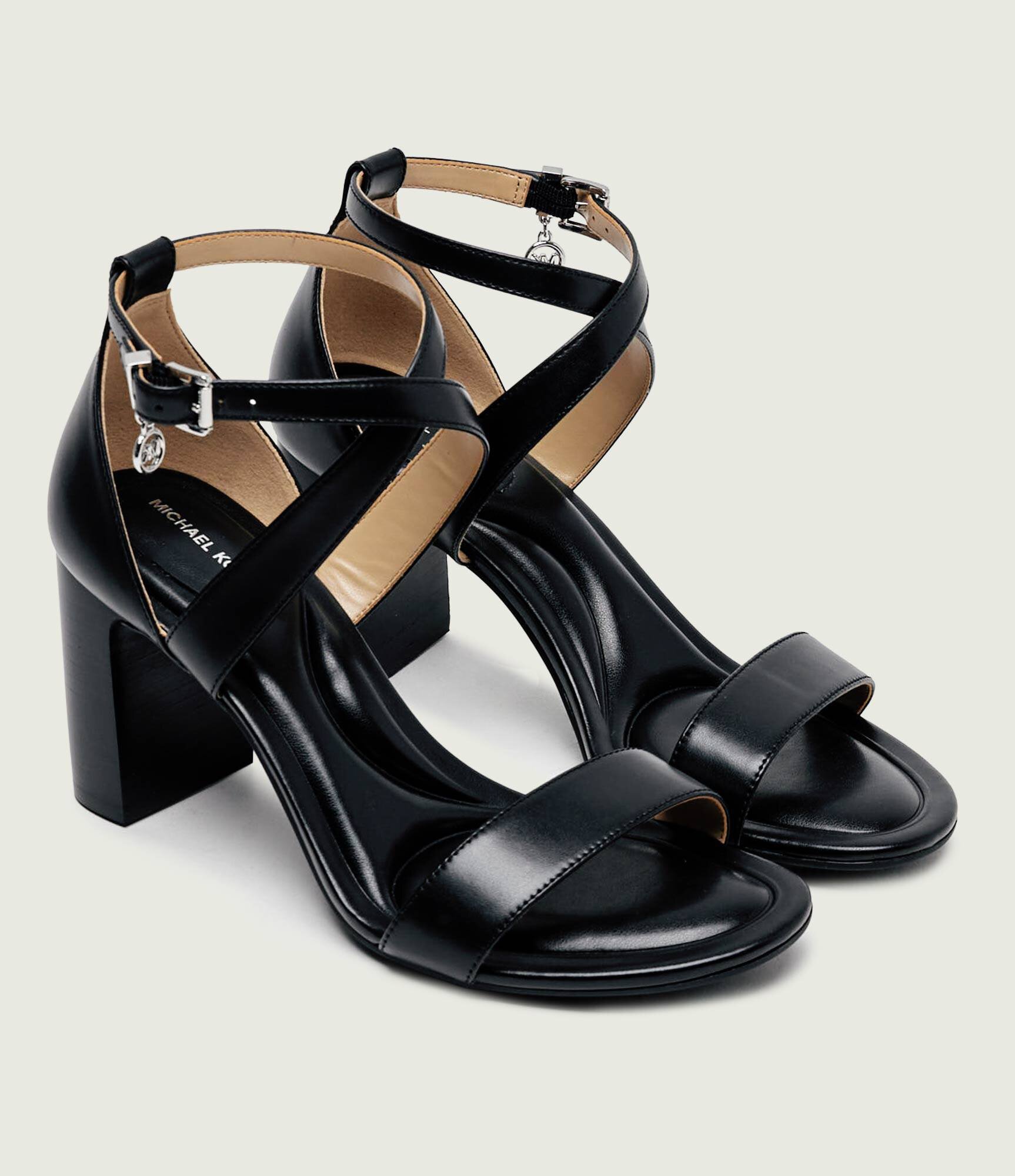 Michael Kors De piele sandale cu toc gros ALEXA FLEX