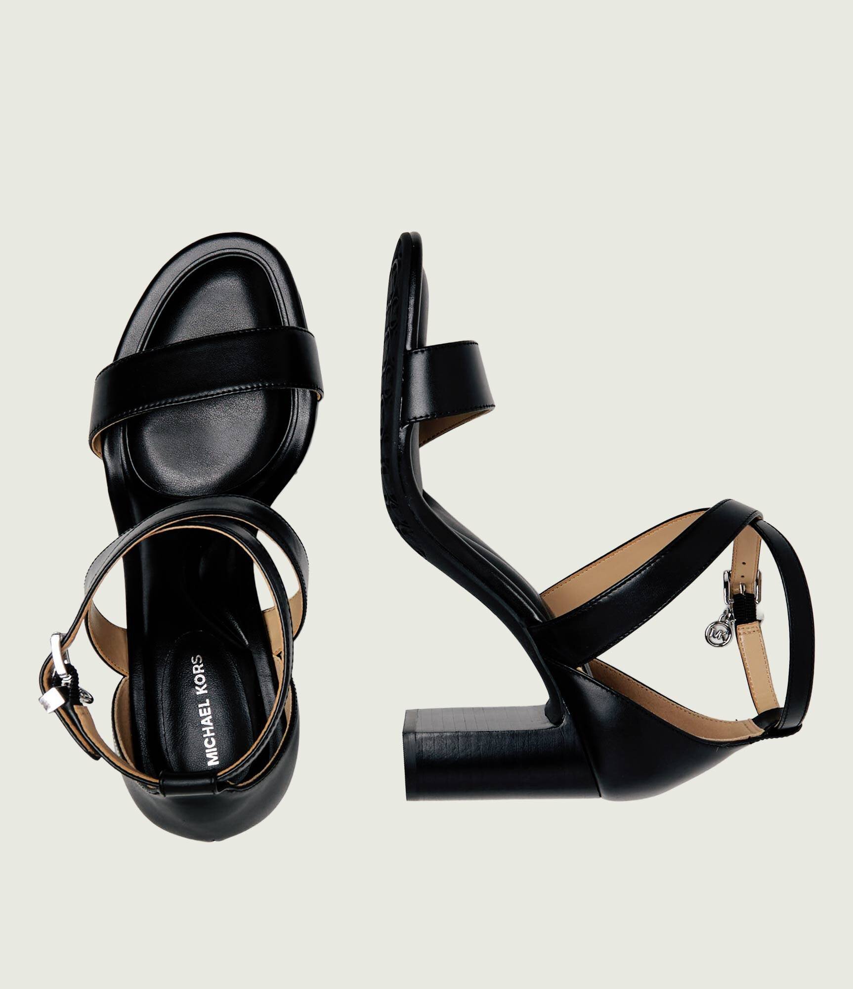 Michael Kors De piele sandale cu toc gros ALEXA FLEX