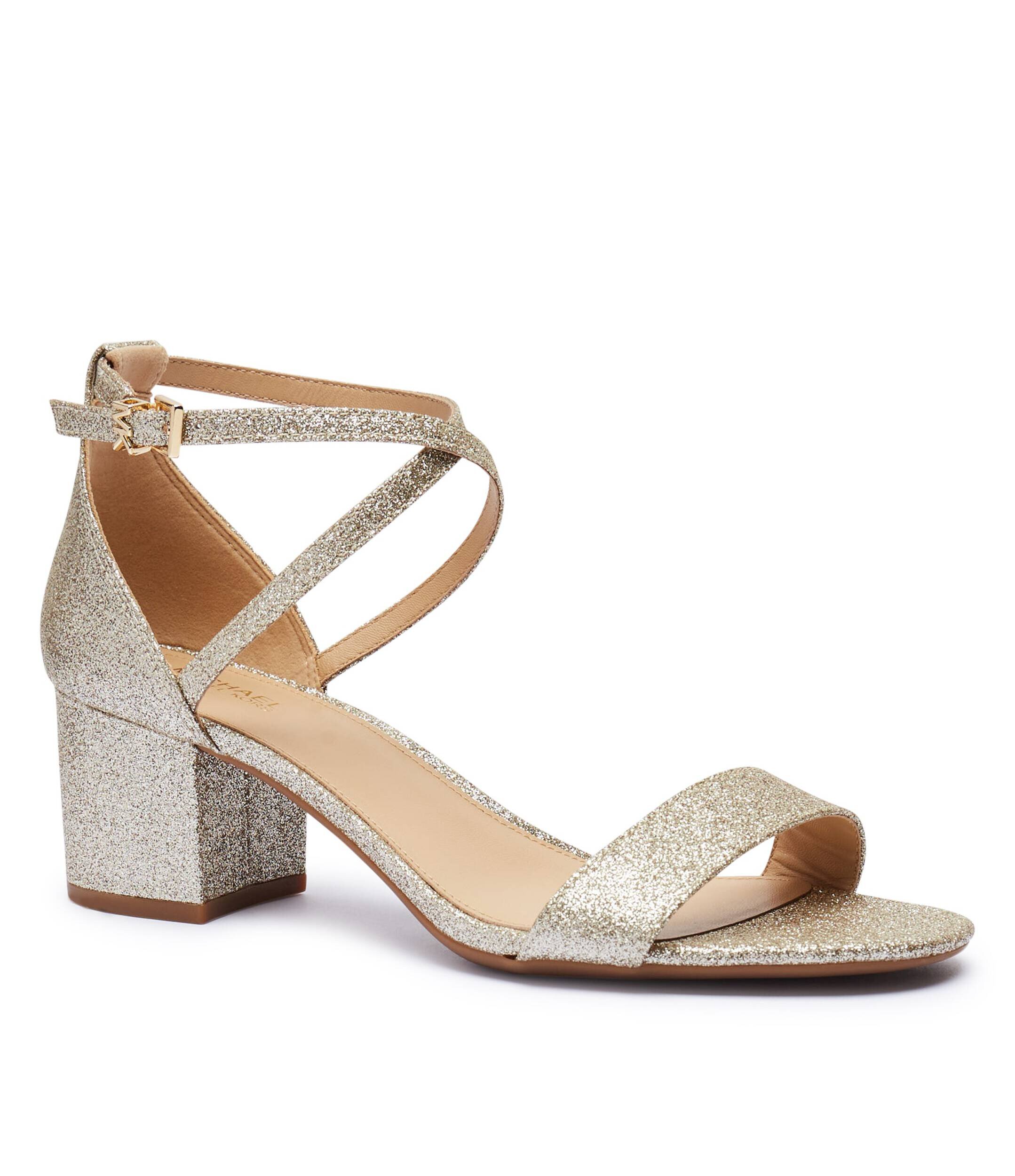 Michael Kors De piele sandale cu toc gros Serena